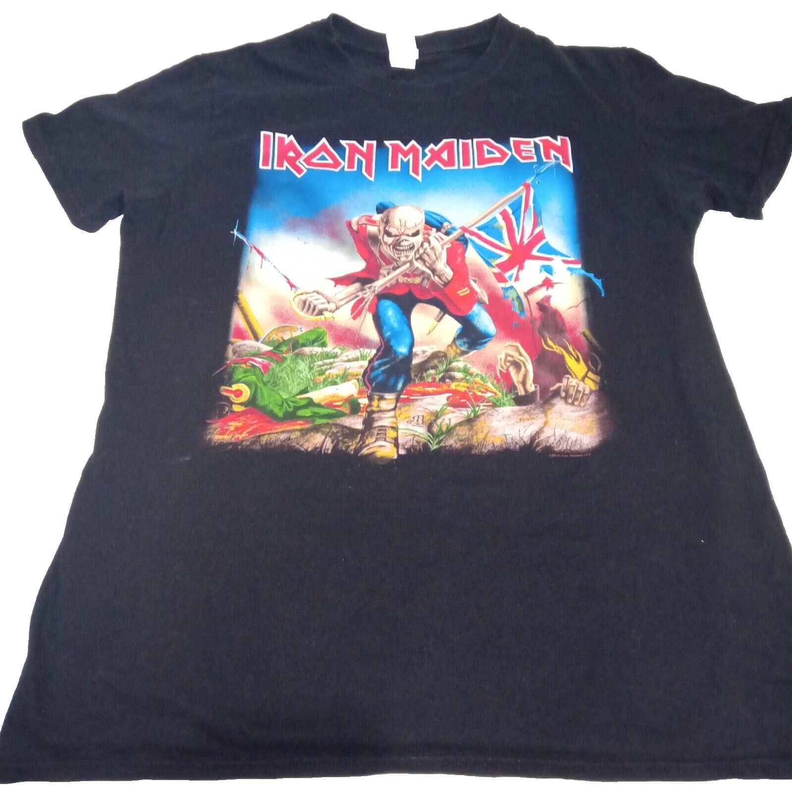 Gildan 2010 Iron Maiden "The Trooper" Band Tee Gildan Size M Size US M / EU 48-50 / 2 - 2 Thumbnail