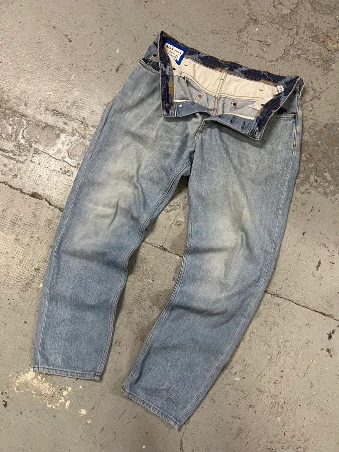 Acne Studios × Vintage Acne Studios Blue Denim Camouflage Jeans Size US 31 - 7 Thumbnail