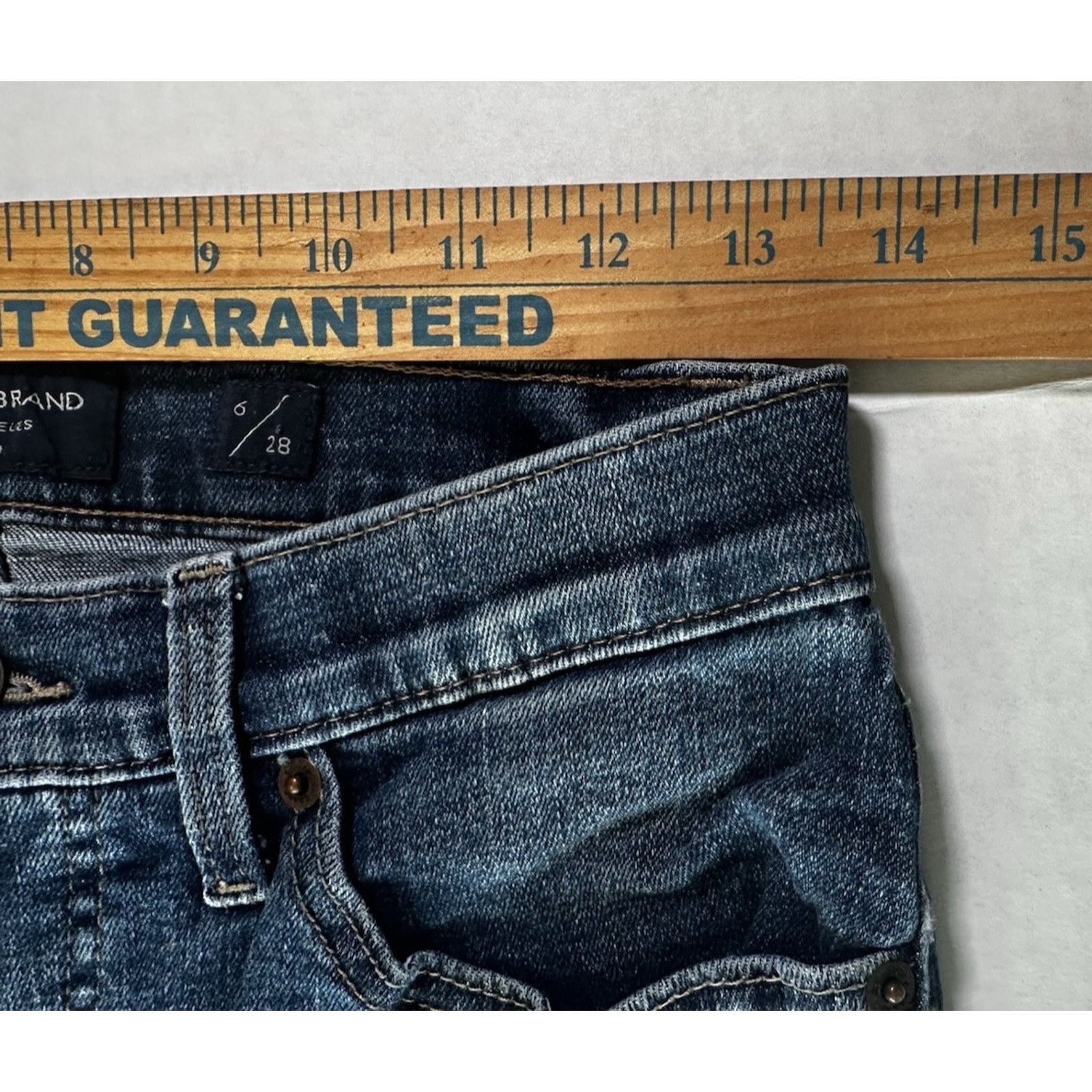 Lucky Brand Lucky Brand Jeans Mid Rise Crop AVA 6/28 Blue Streetwear Size 28" / US 6 / IT 42 - 8 Thumbnail