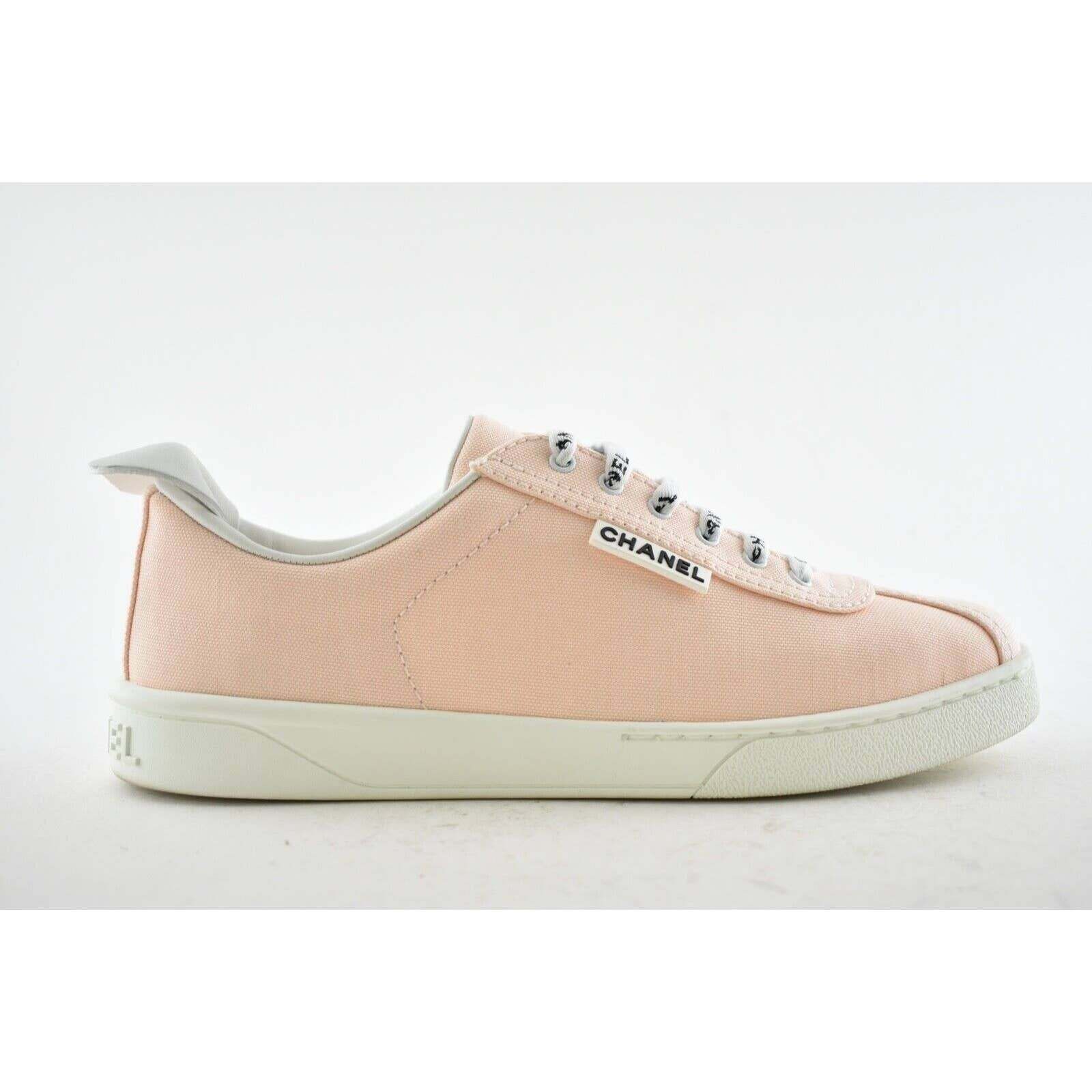Chanel 19C Weekender Logo Lace Low Flat Runner Trainer Sneaker 40 Size US 10 / IT 40 - 2 Thumbnail