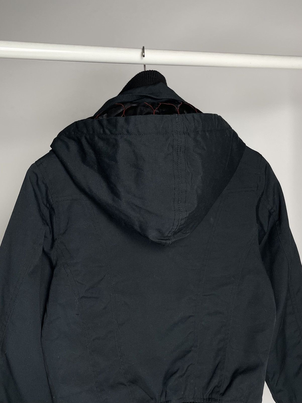 Japanese Brand Japanese Vintage Avantgarde Y2K Opium Black Bomber Jacket Size S / US 4 / IT 40 - 8 Thumbnail