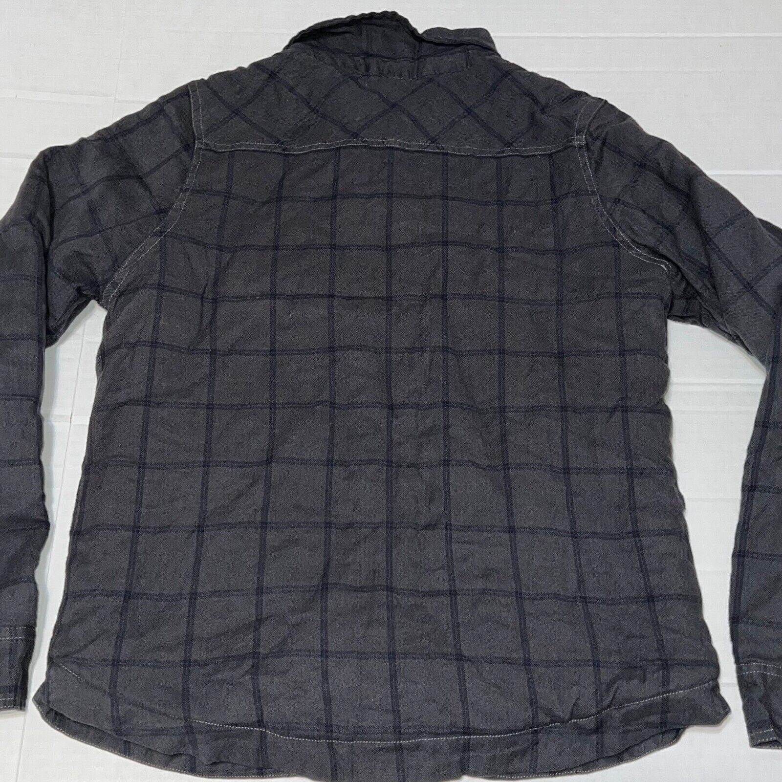 Sundry Sundry Women’s Grey Sherpa Lined Shirt Plaid Size 1 Small Size S / US 4 / IT 40 - 3 Thumbnail