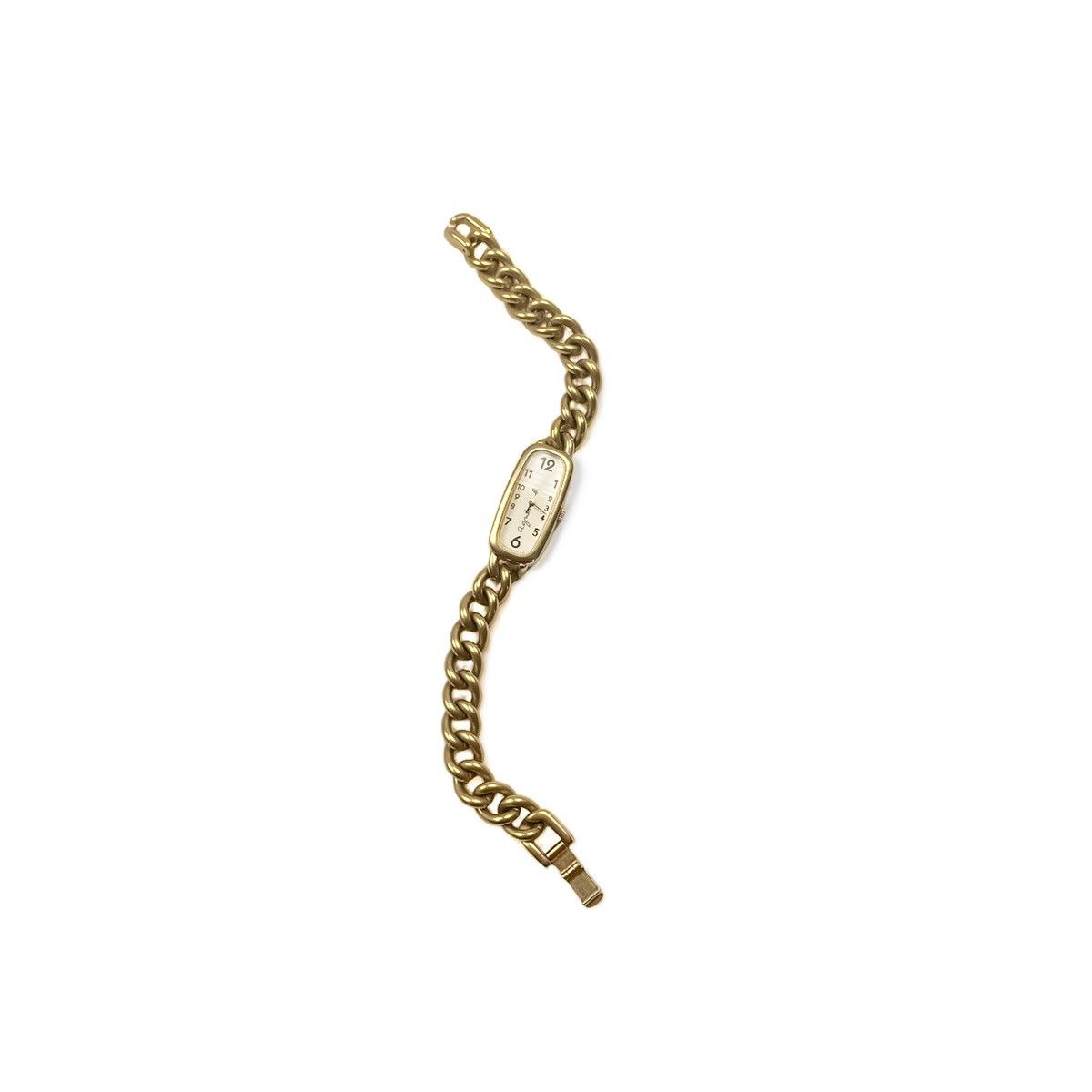 agnes b. Agnes B Rare Chain Steel Gold Watch Size ONE SIZE - 2 Thumbnail