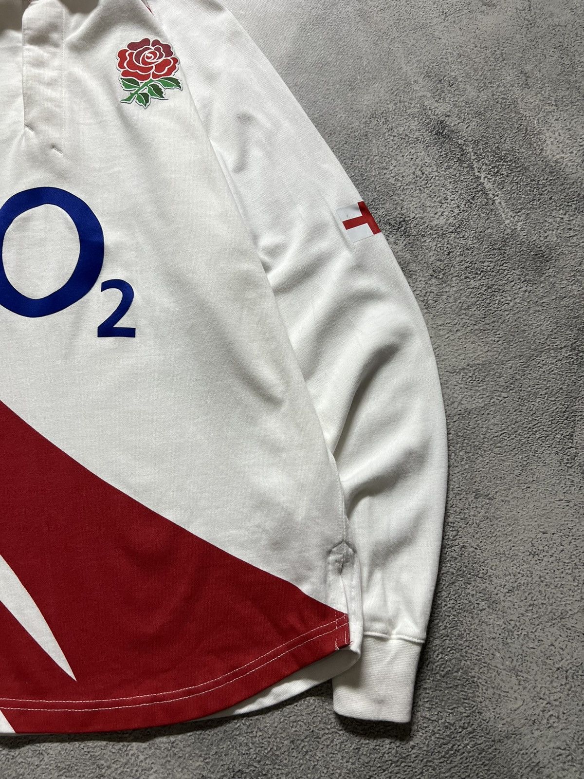 Vintage Vintage Y2k Nike England O2 🏴󠁧󠁢󠁥󠁮󠁧󠁿 Union Home Shirt Jersey 00’s Size US M / EU 48-50 / 2 - 4 Thumbnail