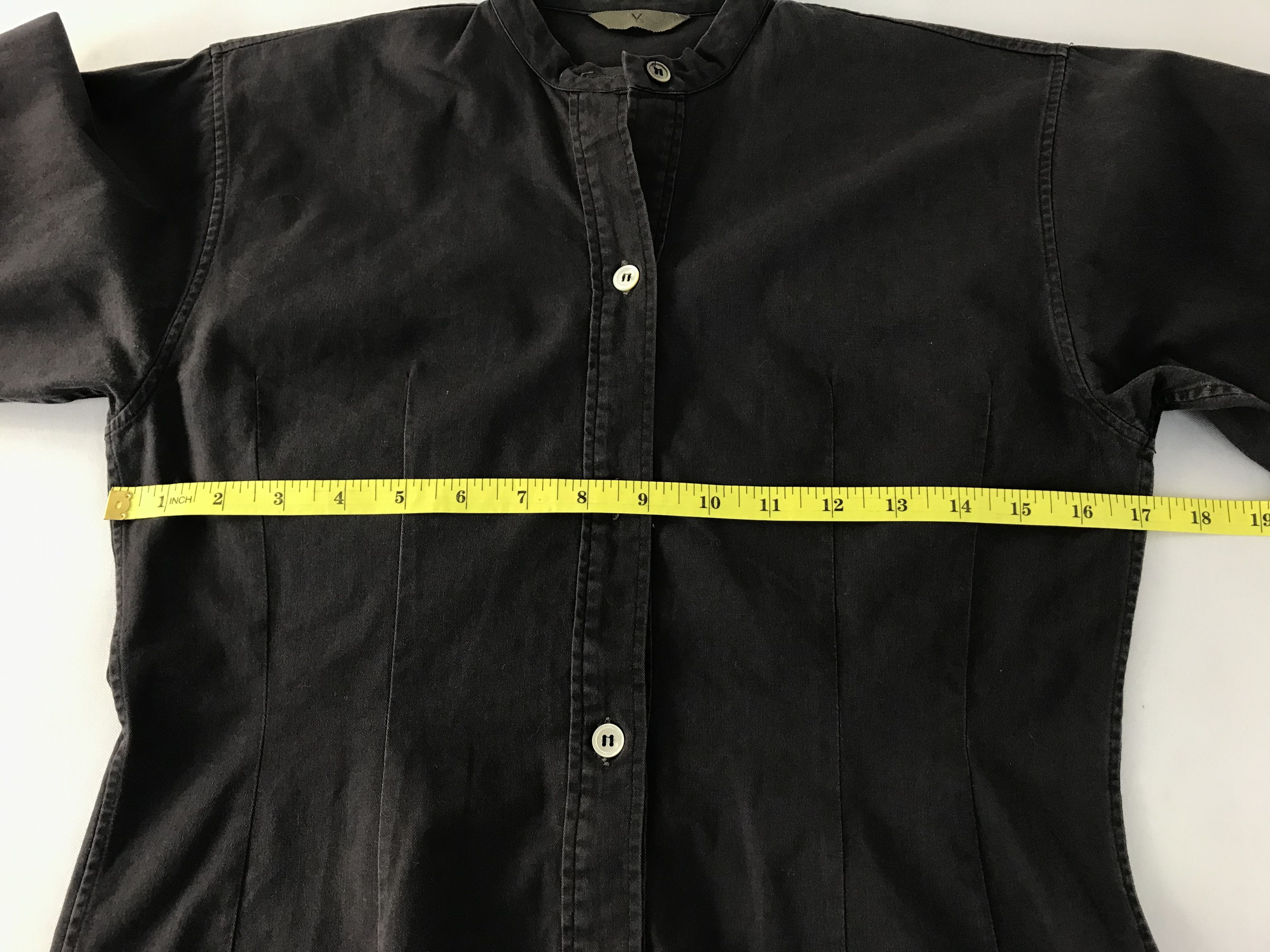 Yohji Yamamoto Y’s Yohji Yamamoto Plain Shirt Button Up Size US S / EU 44-46 / 1 - 9 Thumbnail