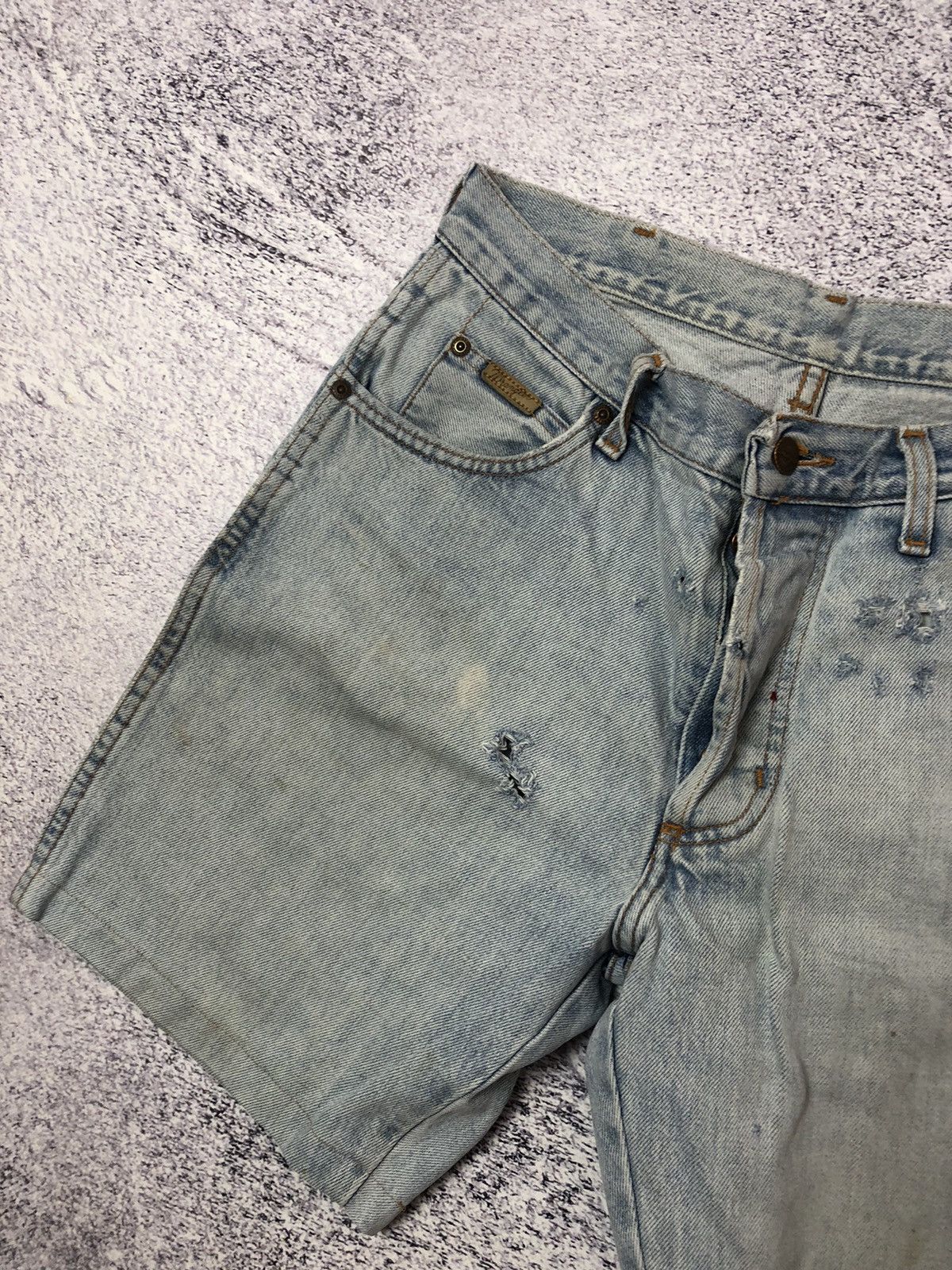 Vintage × Wrangler Vintage short jeans Wrangler size 34 y2k casual rare ykk Size US 34 / EU 50 - 2 Thumbnail