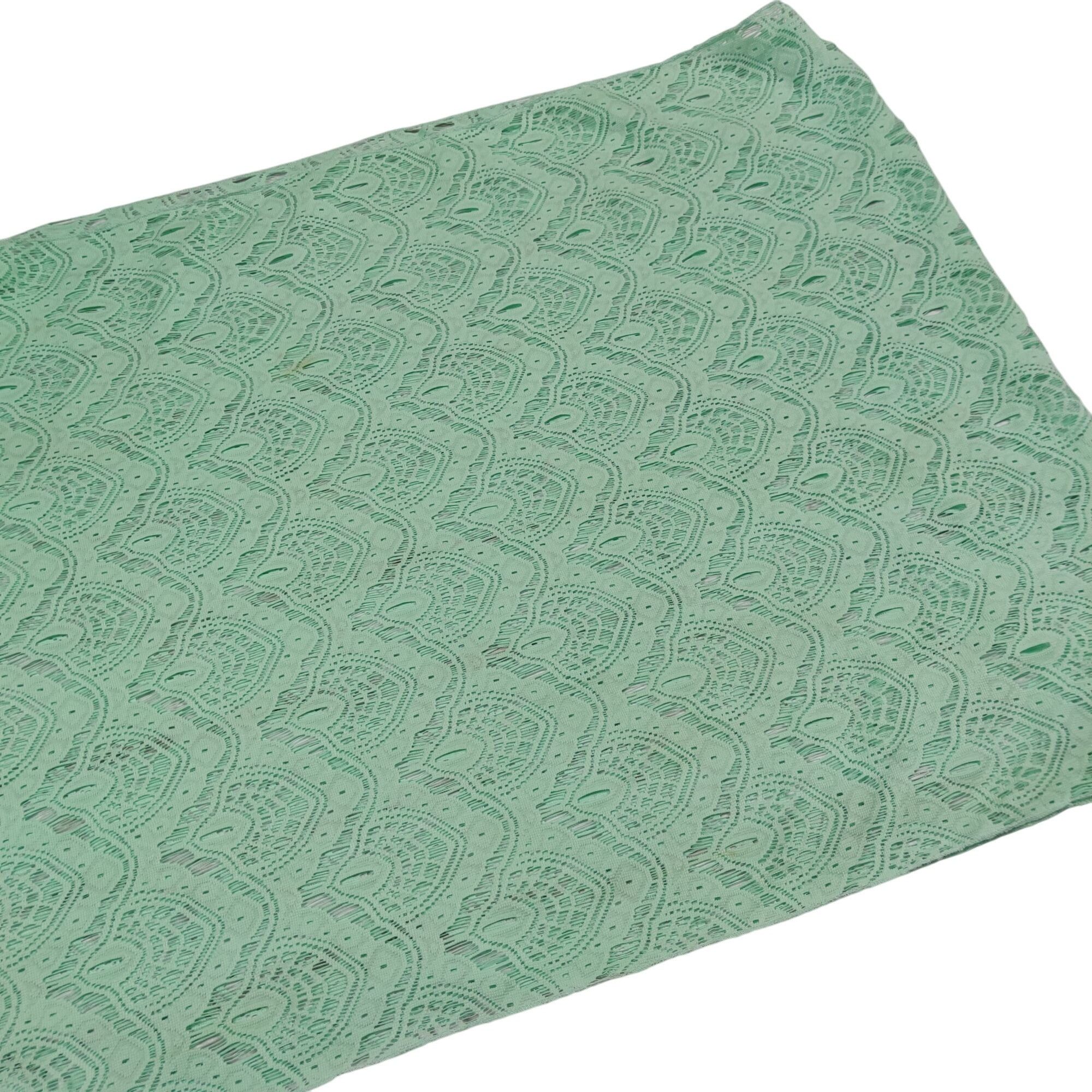 Other Mint Green Lace Infinity Scarf Lightweight Loop Circle Scarf Size ONE SIZE - 4 Thumbnail