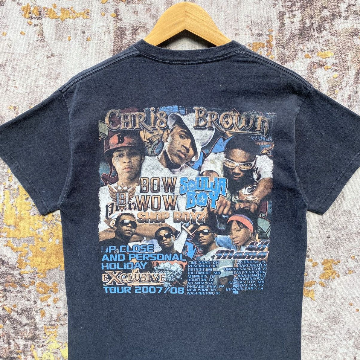 Rap Tees Vintage Y2k Chris Brown Bow Wow Soulja Boy Concert Tour Tee Size US M / EU 48-50 / 2 - 10 Thumbnail