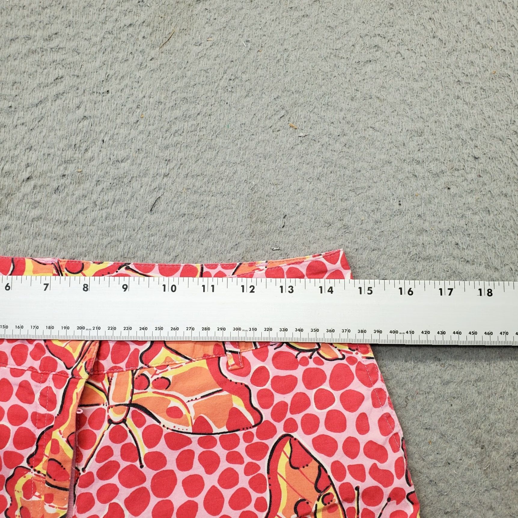 Lilly Pulitzer Lilly Pulitzer Womens Crop Pants Multicolor Butterflies Stretch Straight Leg Size 4 Regular Size 27" / US 4 / IT 40 - 6 Thumbnail