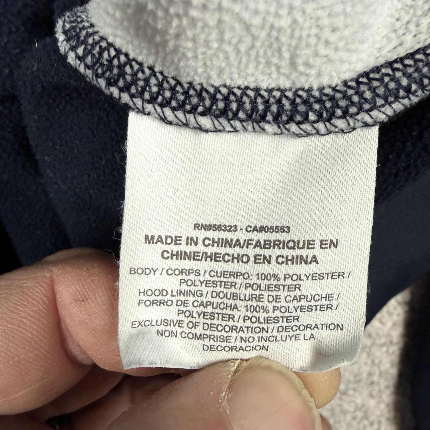 Nike Nike Therma-FIT Hoodie Mens L Navy Blue Gray Fleece Sweatshirt Gorpcore Athletic Size US L / EU 52-54 / 3 - 6 Thumbnail
