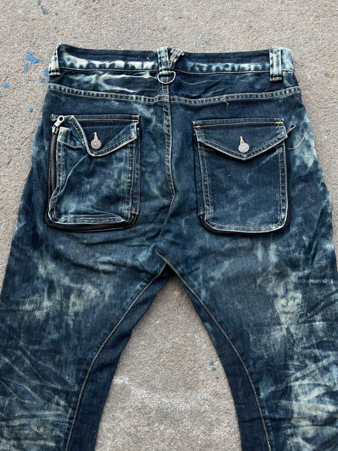 Japanese Brand Rare* PPFM Multi Pocket Curve Denim Pants Size US 32 / EU 48 - 7 Thumbnail