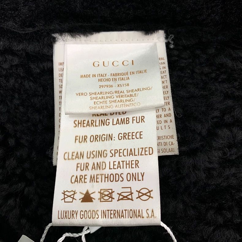 Gucci Gucci Size 38 Black lamb fur all-in-one zipper coat size 3 Size US XS / EU 42 / 0 - 6 Thumbnail