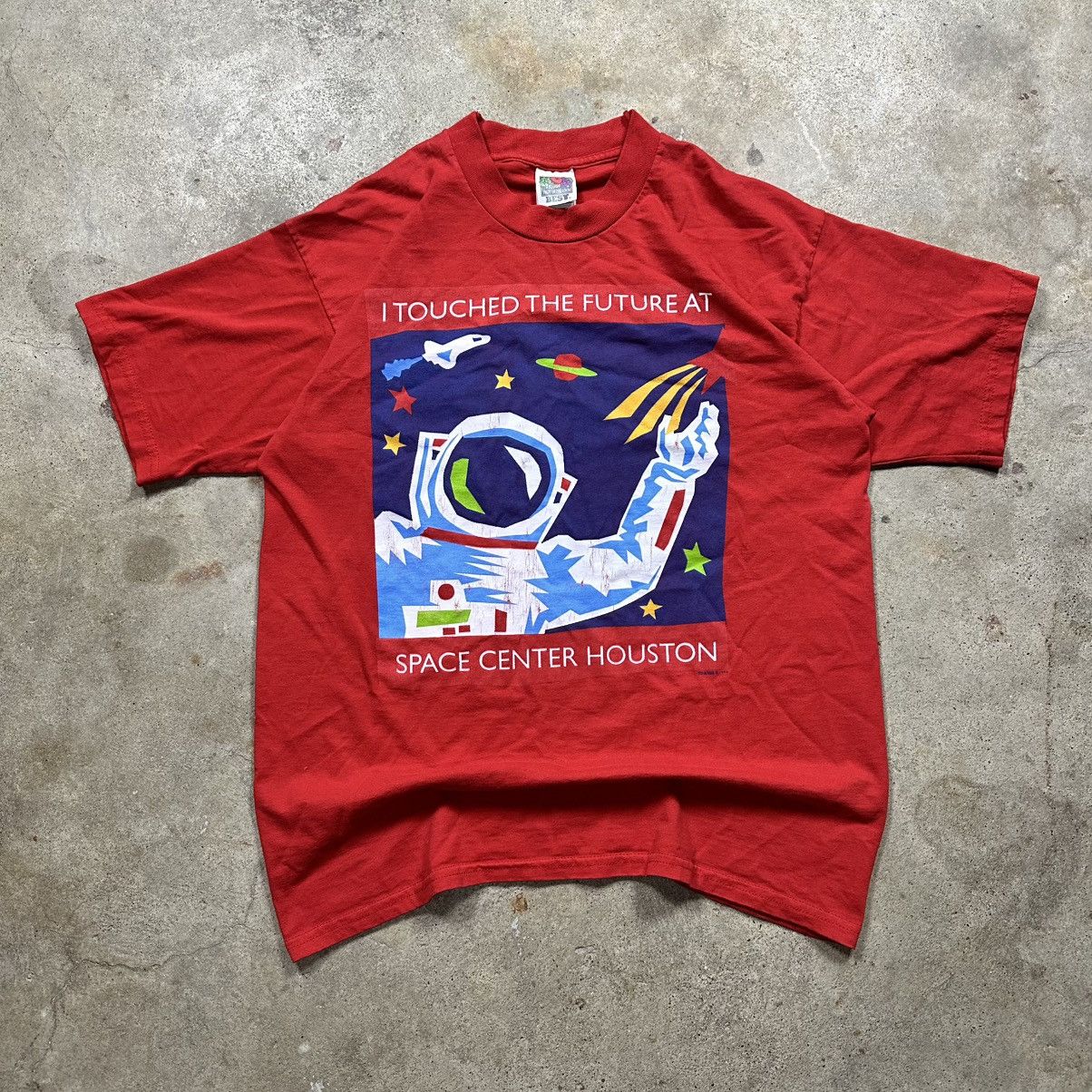 Fruit Of The Loom Vintage 1998 Houston Space Center Galaxy Shirt Size L Size US L / EU 52-54 / 3 - 1 Thumbnail