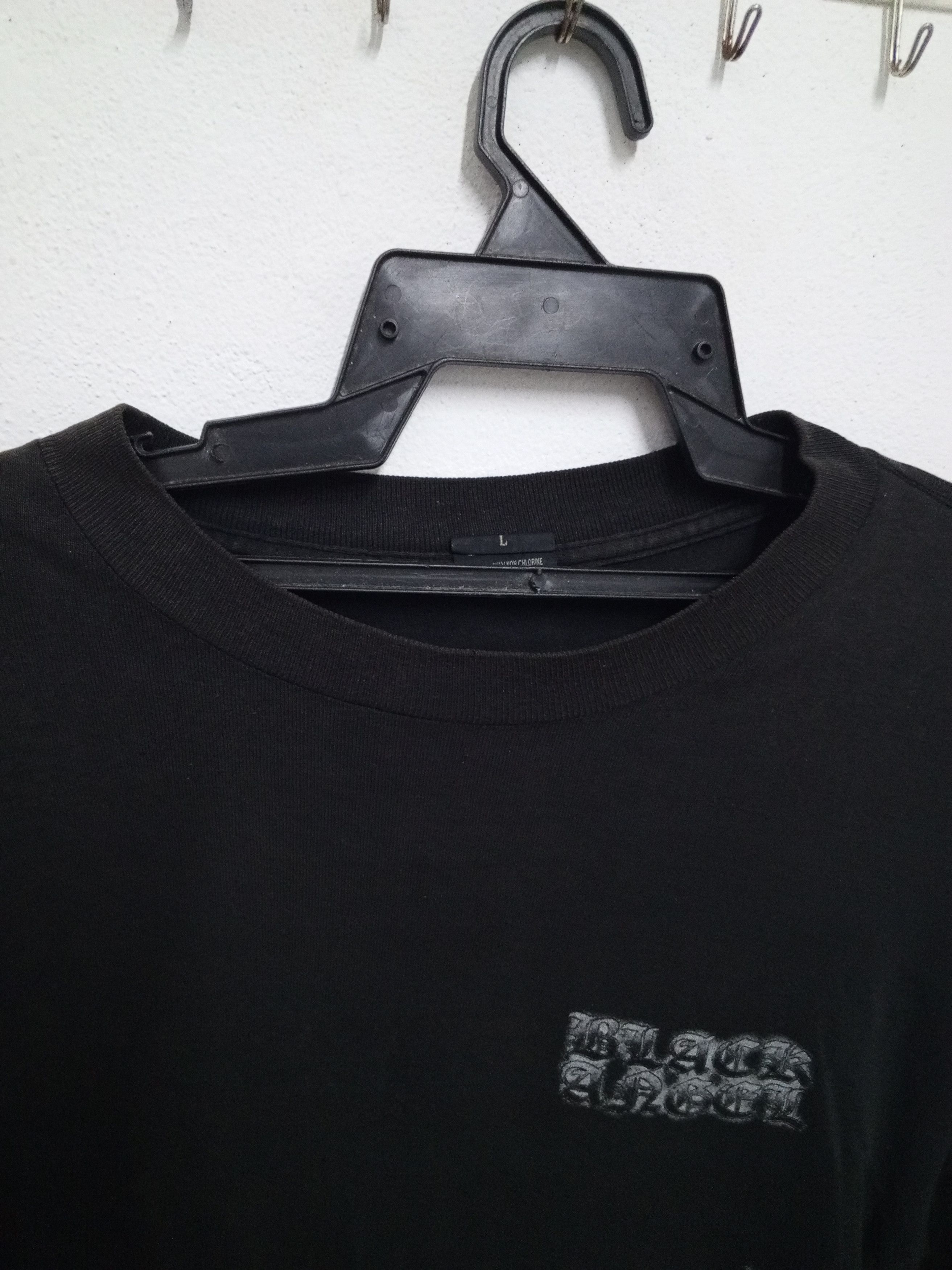 Band Tees { 90s vtg black angel USA } long sleeve tshirt Size US L / EU 52-54 / 3 - 5 Thumbnail
