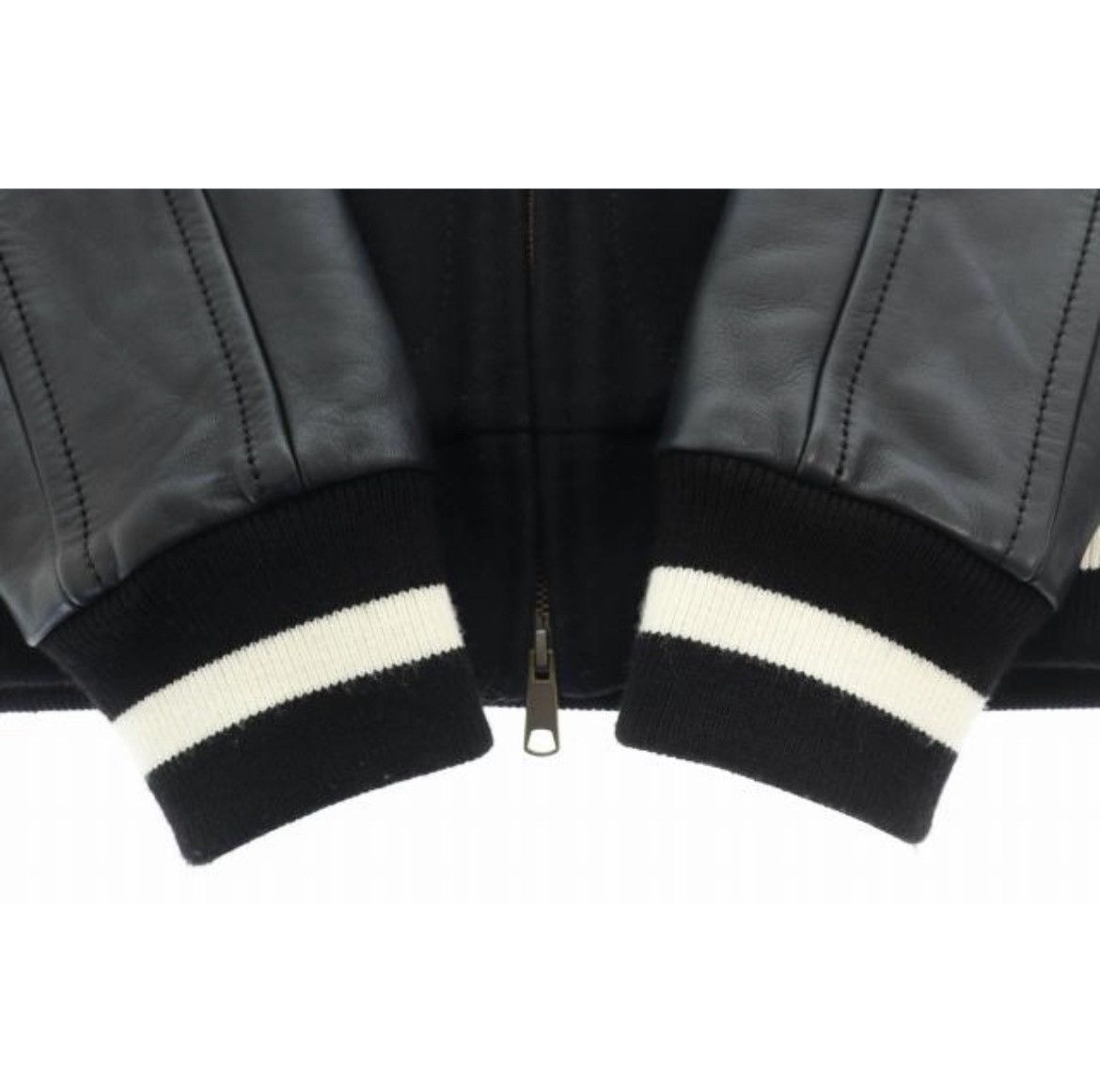 Number (N)ine Number Nine wool leather studium Jacket Size US M / EU 48-50 / 2 - 5 Thumbnail
