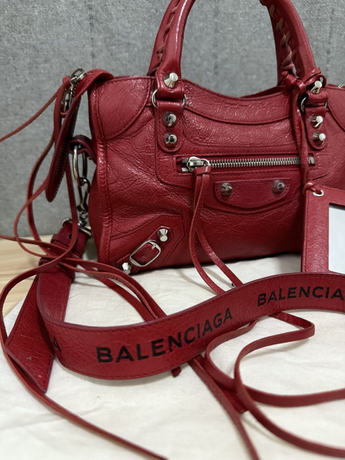 Balenciaga Balenciaga Classic Mini City with logo strap Size ONE SIZE - 3 Thumbnail