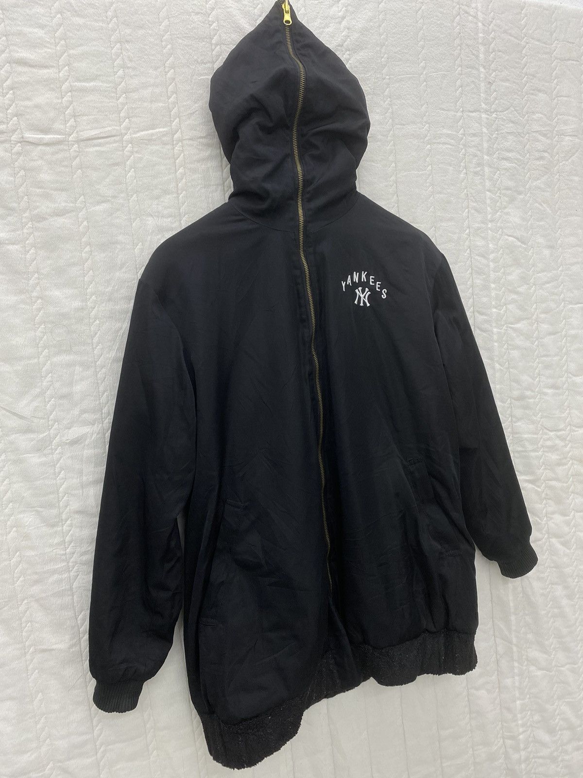 MLB × New York Yankees (N) MLB LB-03 REVERSIBLE HOODIE BOMBER JACKET FULL ZIP Size US M / EU 48-50 / 2 - 3 Thumbnail