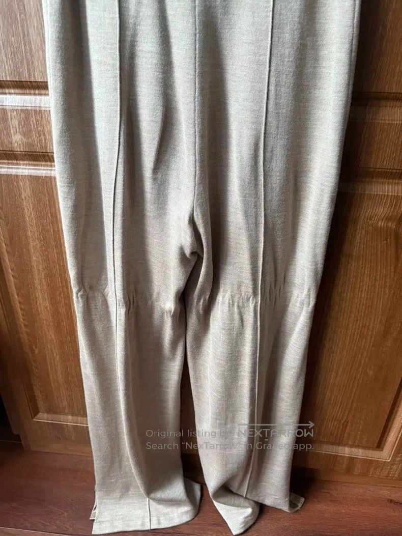 The Row The row size m Cashmere grey wide-leg trousers Size 25" / US 0 / IT 36 - 4 Thumbnail
