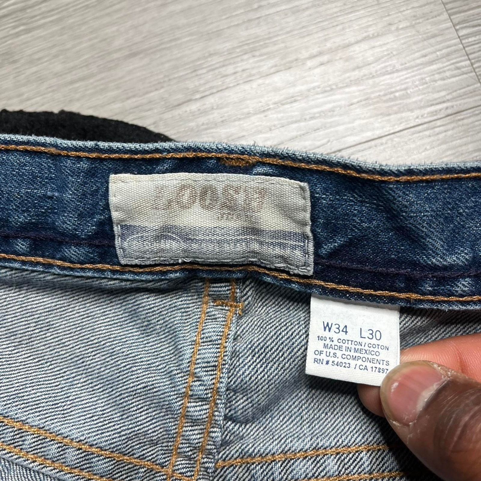 Old Navy × Vintage Vintage Y2K Old Navy Loose Straight Denim Jeans Size 34x30 Size US 34 / EU 50 - 3 Thumbnail