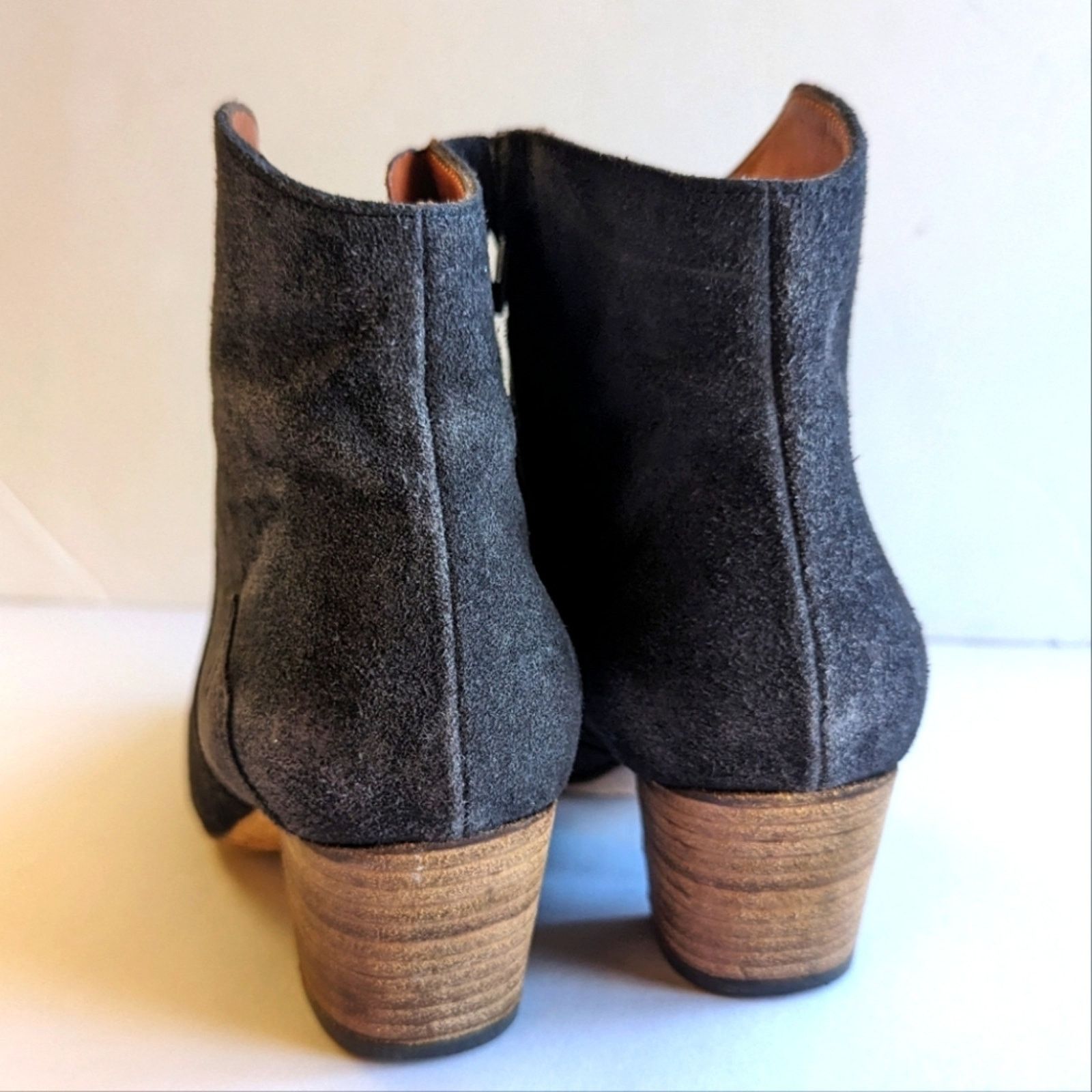 Isabel Marant Isabel Marant Booties Suede Leather Wooden Heel Boots US 6 Size US 6 / IT 36 - 4 Thumbnail