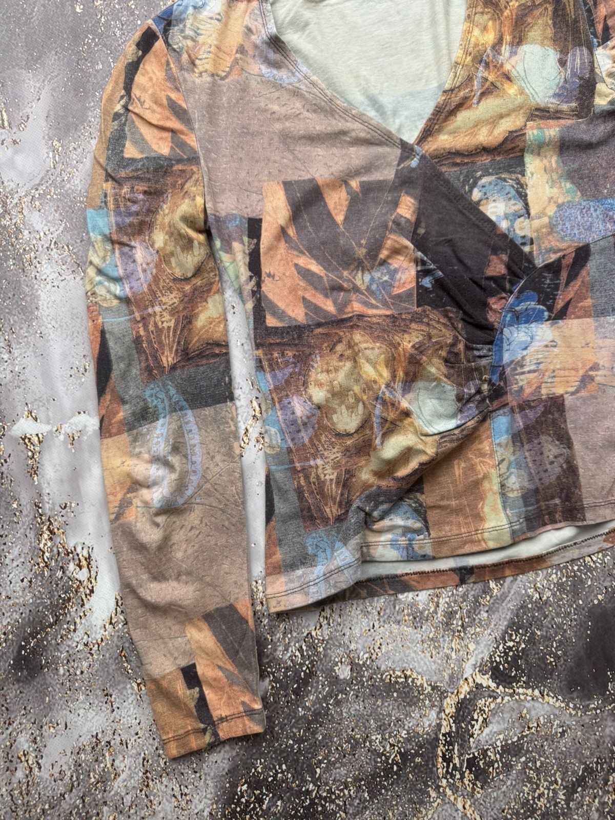 Vintage Vintage Printed Long Sleeve JPG Style Size M / US 6-8 / IT 42-44 - 2 Thumbnail
