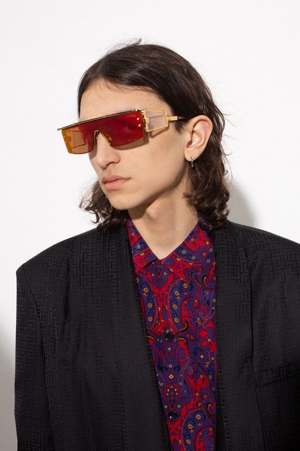 Balmain Balmain Sunglasses Gold Mirror WONDER BOY - III BPS-127C-145 Size ONE SIZE - 11 Thumbnail