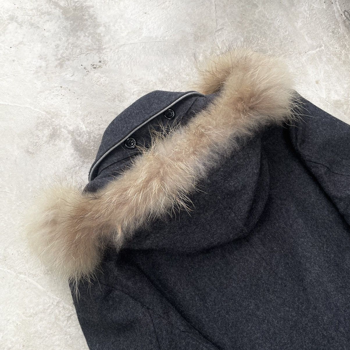 PPFM Archive🔥 PPFM Napolean Bondage Wool Fur Hood grey jacket Size US S / EU 44-46 / 1 - 17 Thumbnail