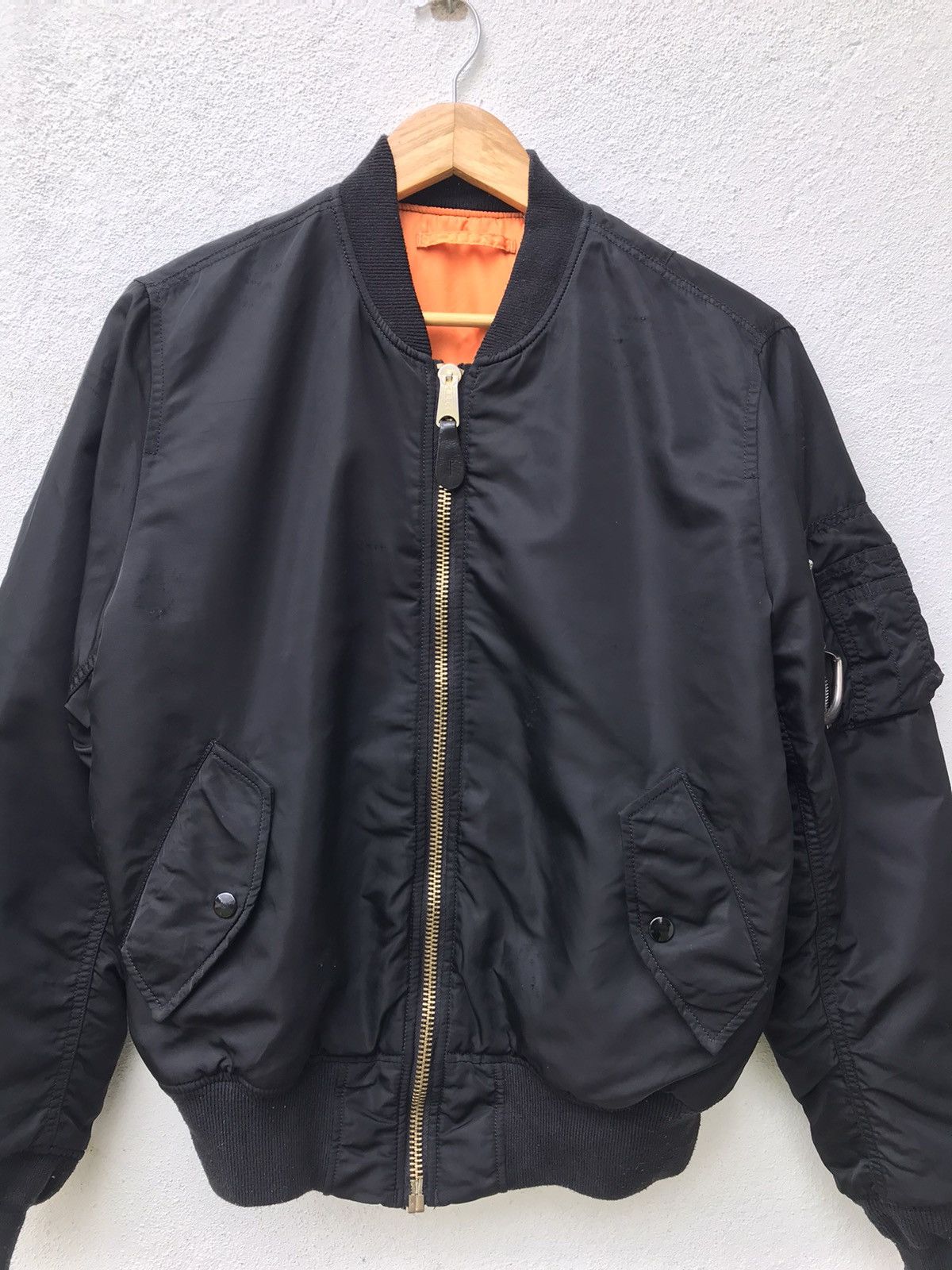 Alpha Industries × Vintage Vintage Alpha Industries Riversible Bomber Jacket Japanese Size US S / EU 44-46 / 1 - 4 Thumbnail