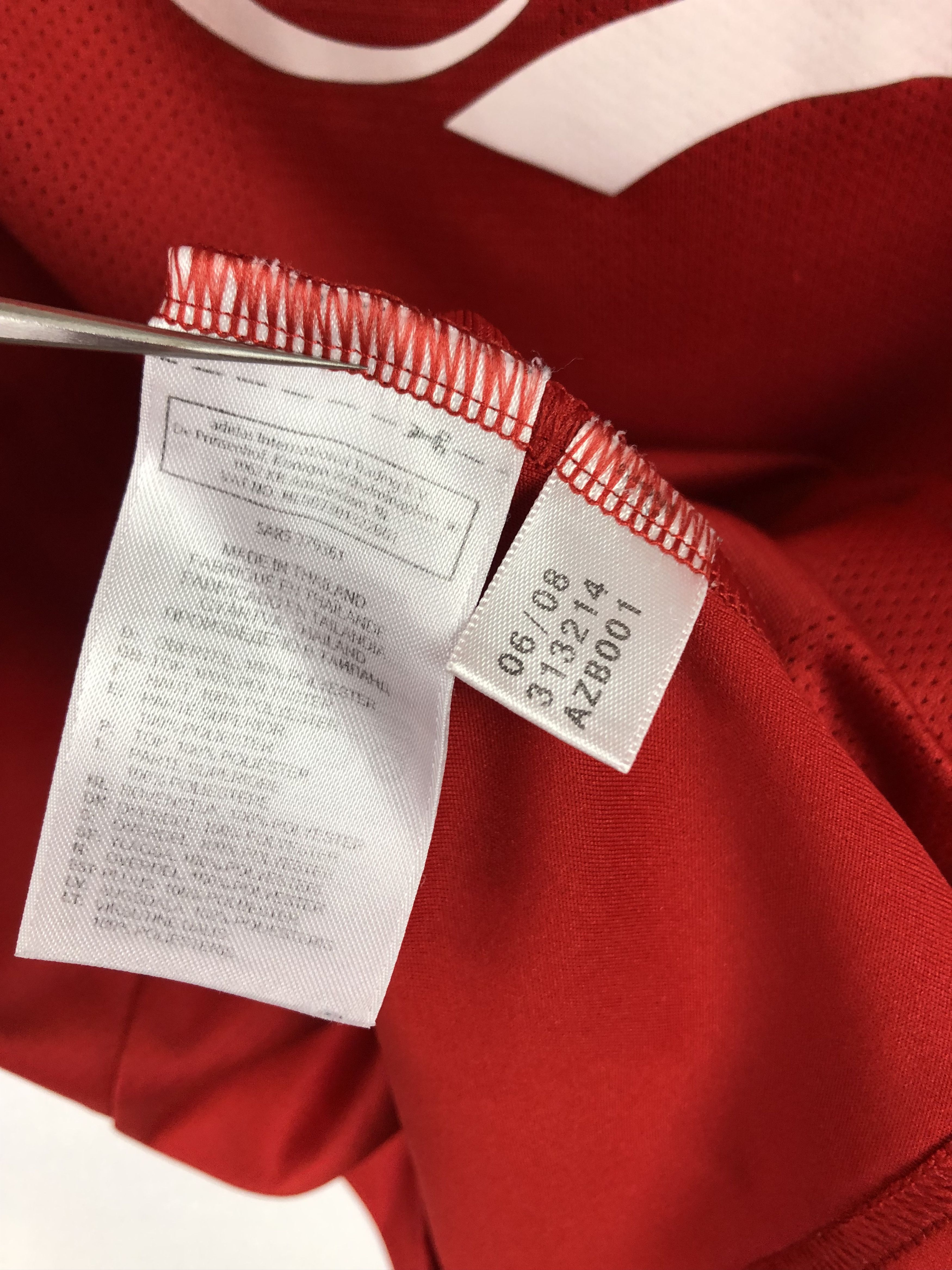 Adidas Liverpool football shirt 2008 Soccer Adidas Jersey Rare Size US S / EU 44-46 / 1 - 11 Thumbnail