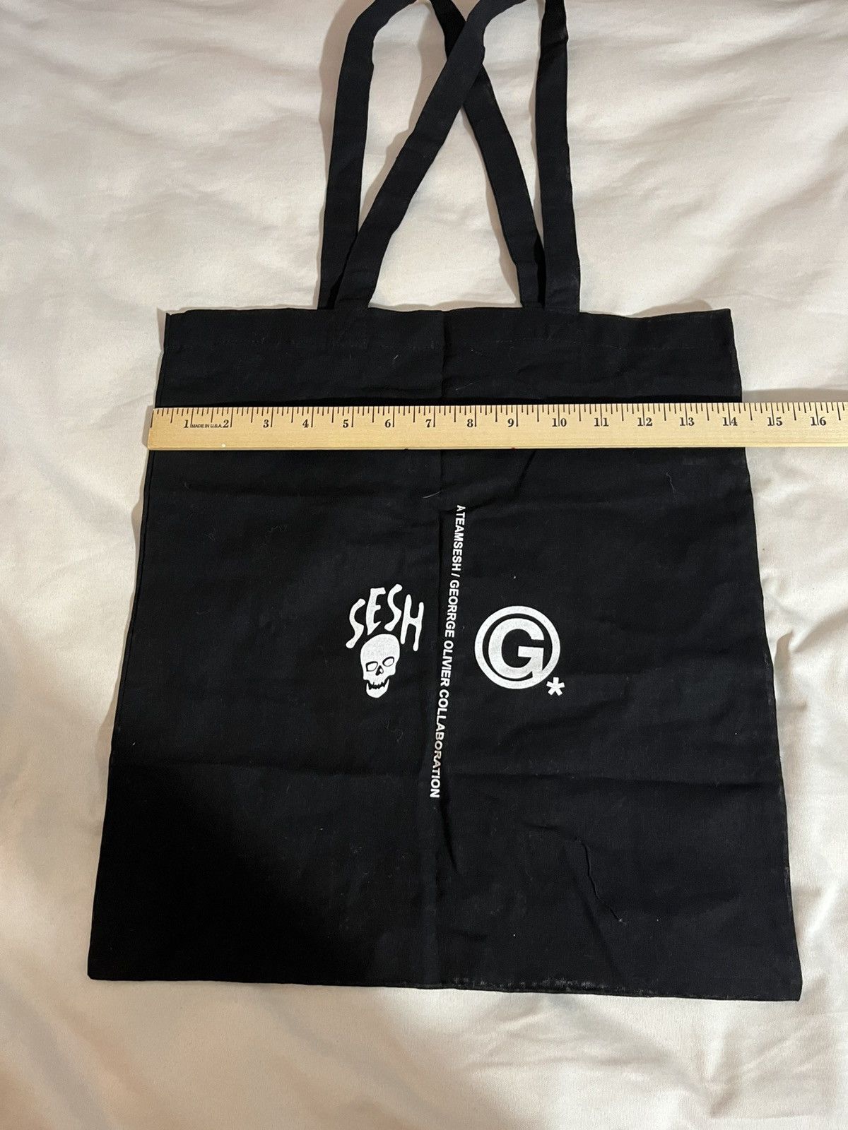 Other Team sesh bones george oliver tote bag Size ONE SIZE - 7 Thumbnail