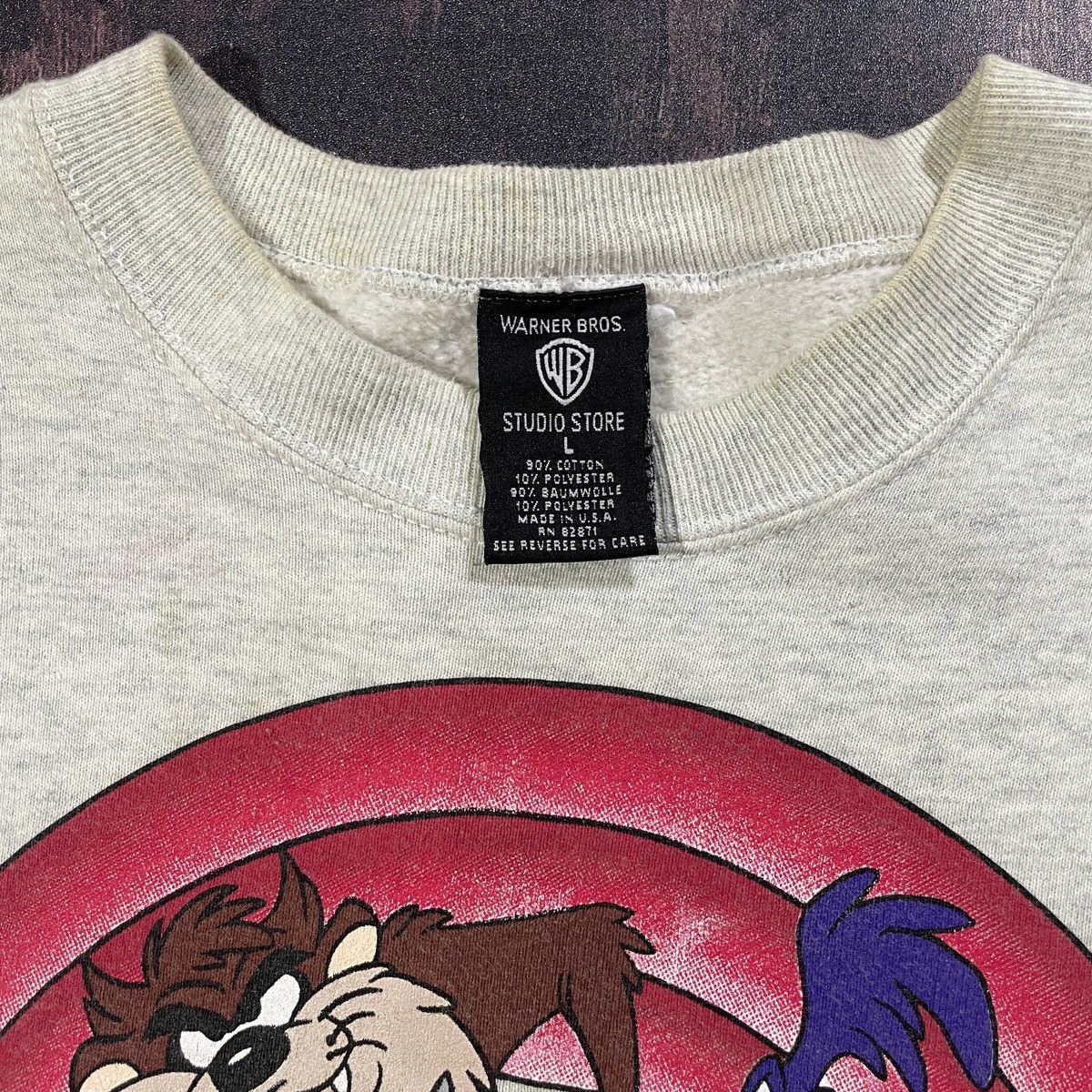 Warner Bros Looney Tunes Crew Sweatshirt Size US L / EU 52-54 / 3 - 3 Thumbnail
