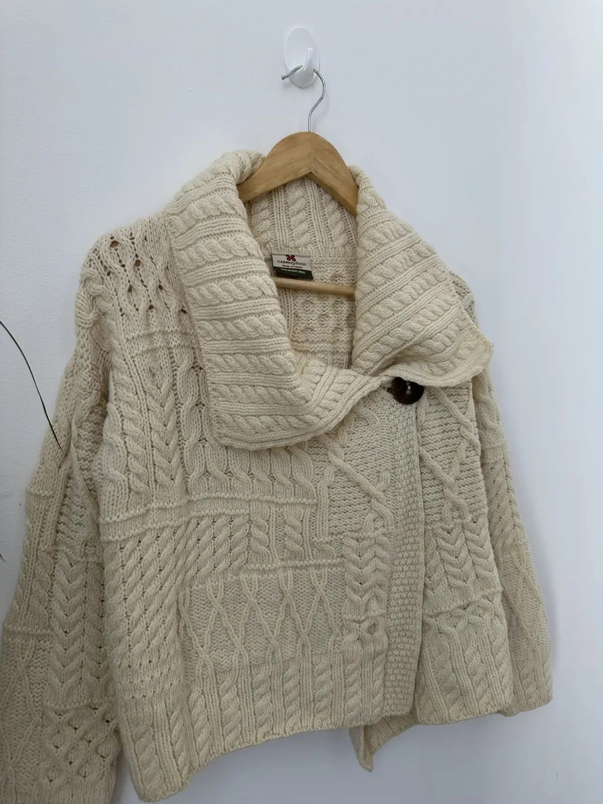 Autumn Cashmere Vintage Carraig Donn Knit Beige Womens Cardigan Size US XS / EU 42 / 0 - 7 Thumbnail