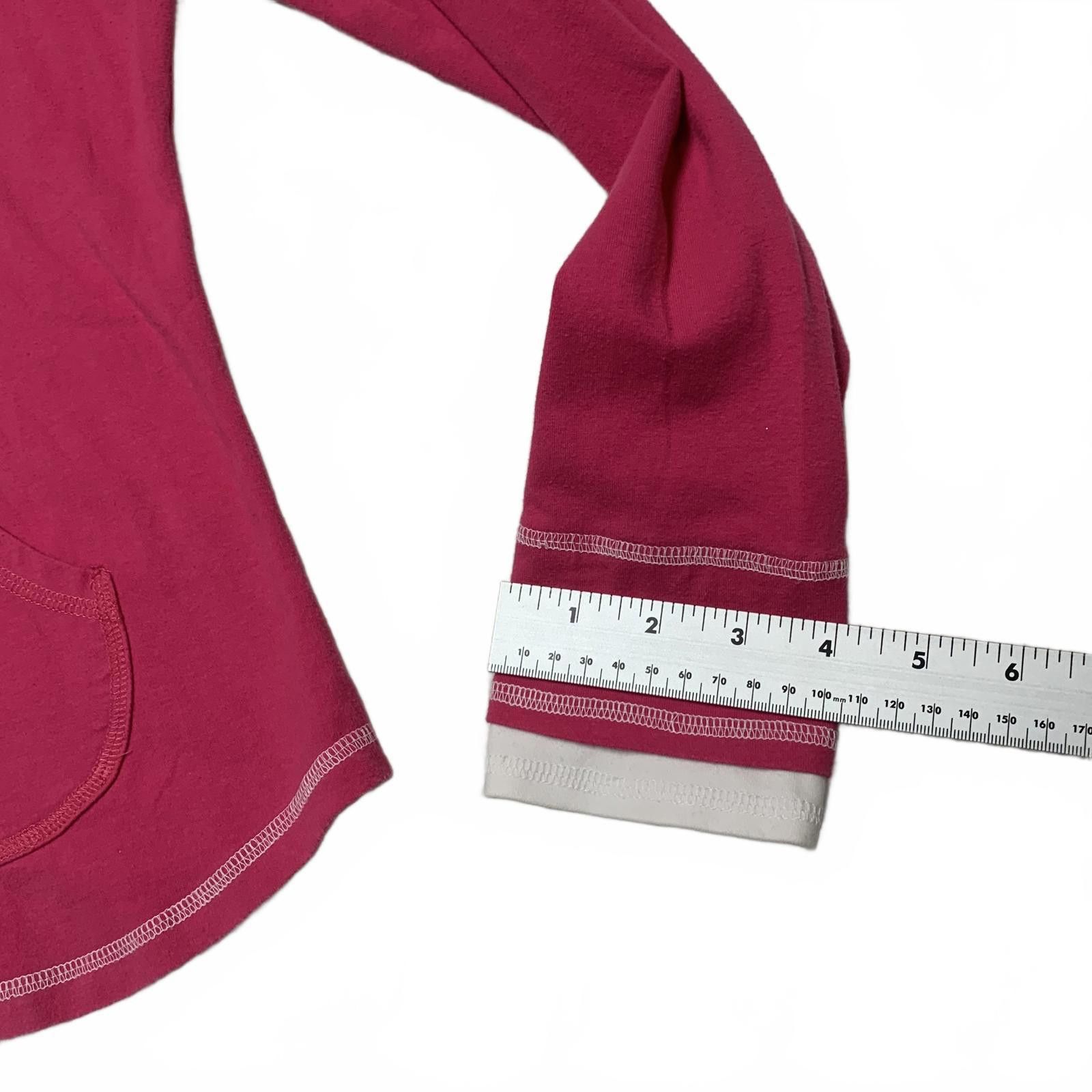 Other JU MORETULTRA Women's M Pink Hooded Long Sleeve Top Size M / US 6-8 / IT 42-44 - 7 Thumbnail