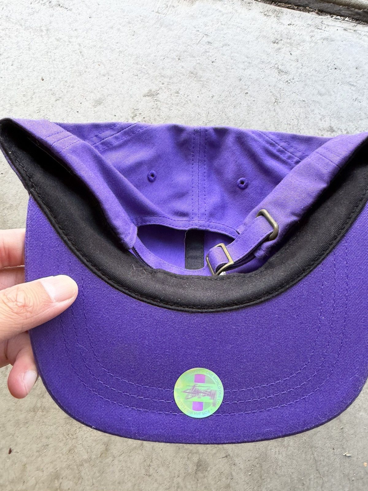 Stussy Purple Stussy Surfman Hat Size ONE SIZE - 2 Thumbnail