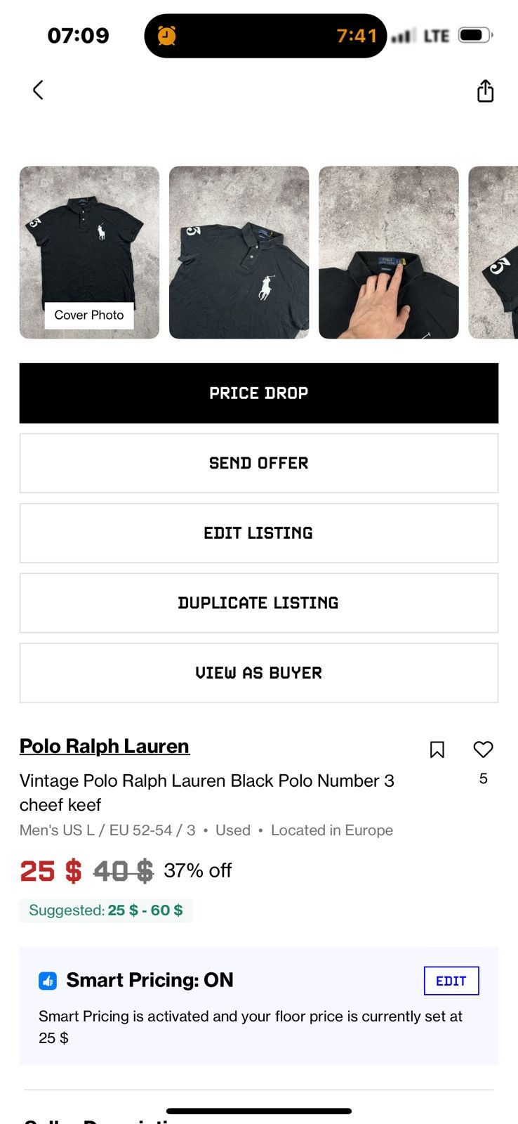 Polo Ralph Lauren Vintage polo Ralph Lauren shirt X2 bundle Size US L / EU 52-54 / 3 - 3 Thumbnail