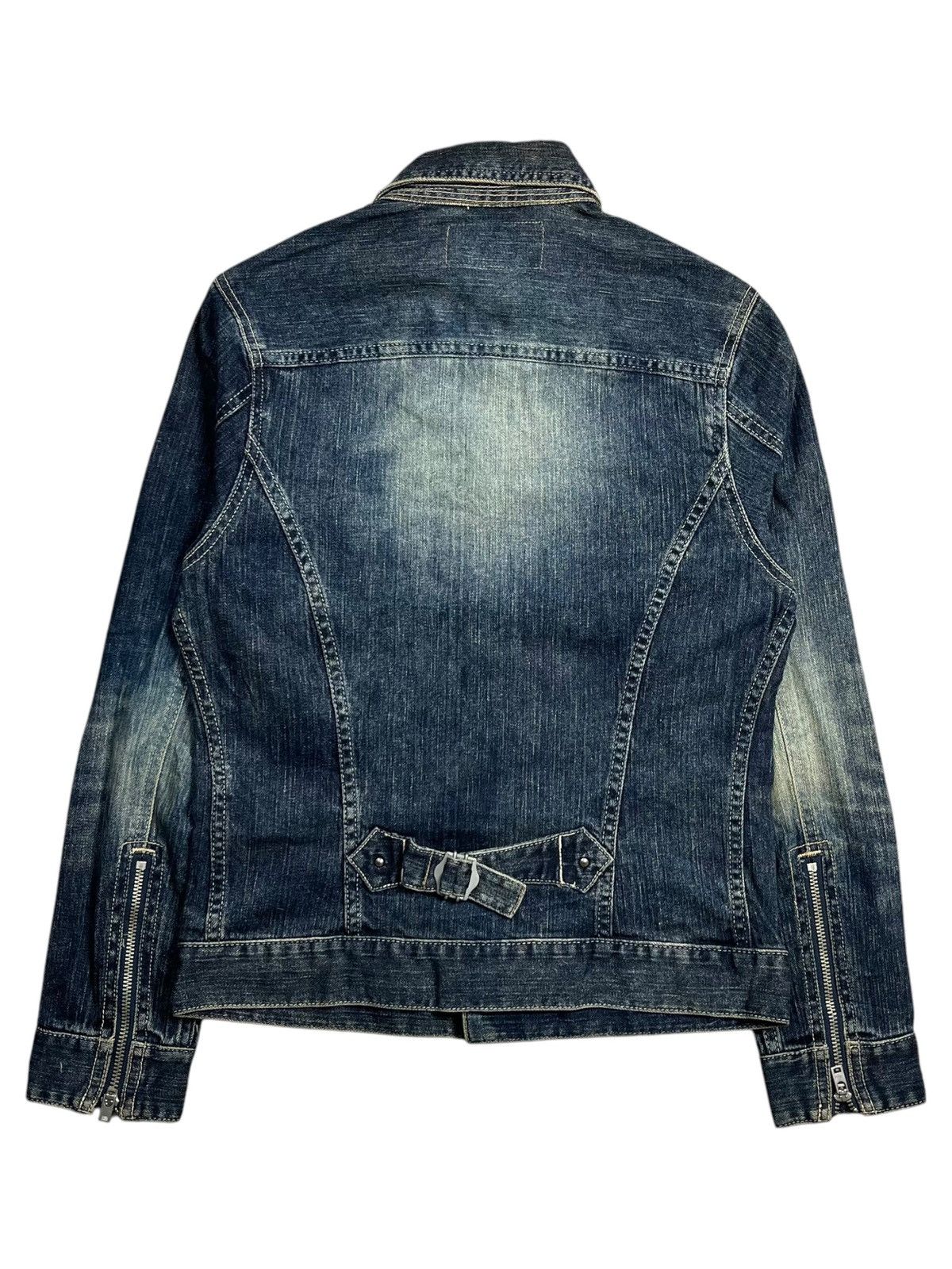 NANO universe 2000s Nano Universe - Mud Was Denim Jacket Size US M / EU 48-50 / 2 - 9 Thumbnail