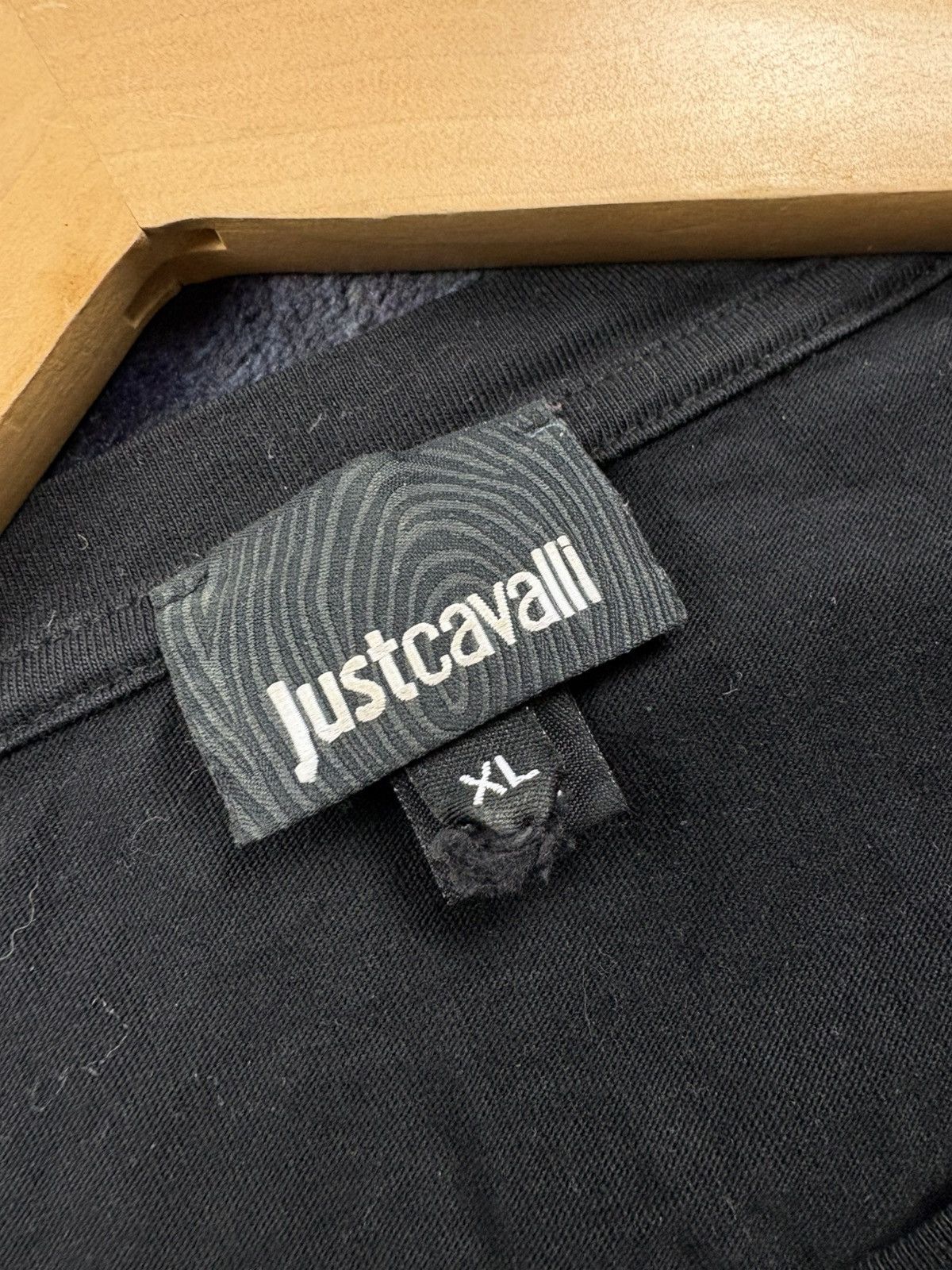Just Cavalli JUST CAVALLI Hype Big 3D Logo Longsleeve Tshirt Luxury Y2k Size US XL / EU 56 / 4 - 6 Thumbnail