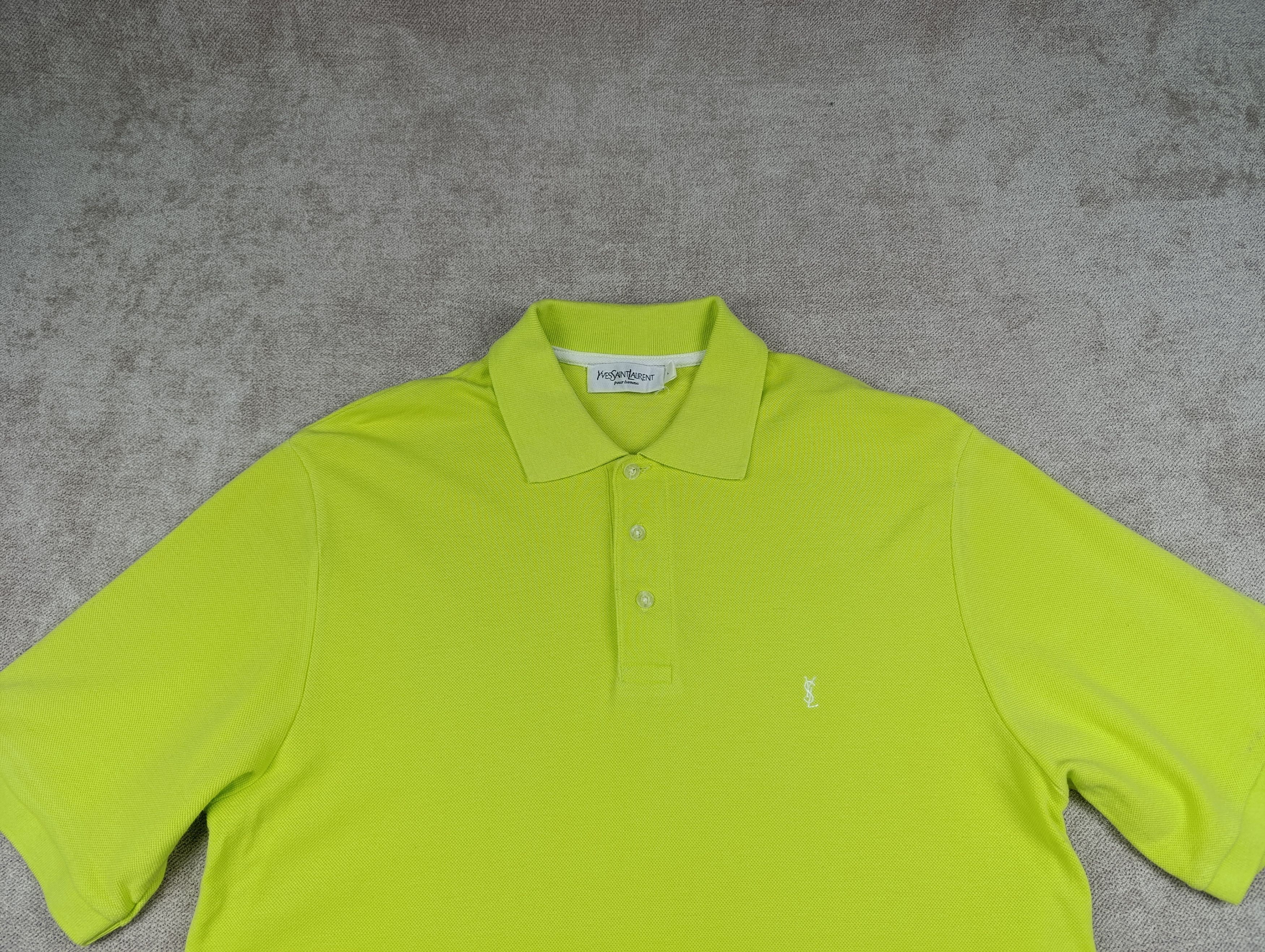 Yves Saint Laurent YVES SAINT LAURENT YSL VINTAGE POLO SHIRT Size US L / EU 52-54 / 3 - 2 Thumbnail