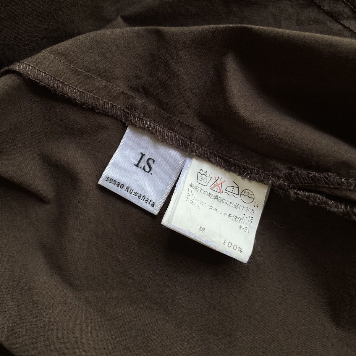 Sunao Kuwahara I.S. Sunao Kuwahara Brown Short Sleeve Button-Up Shirt Size M / US 6-8 / IT 42-44 - 8 Thumbnail