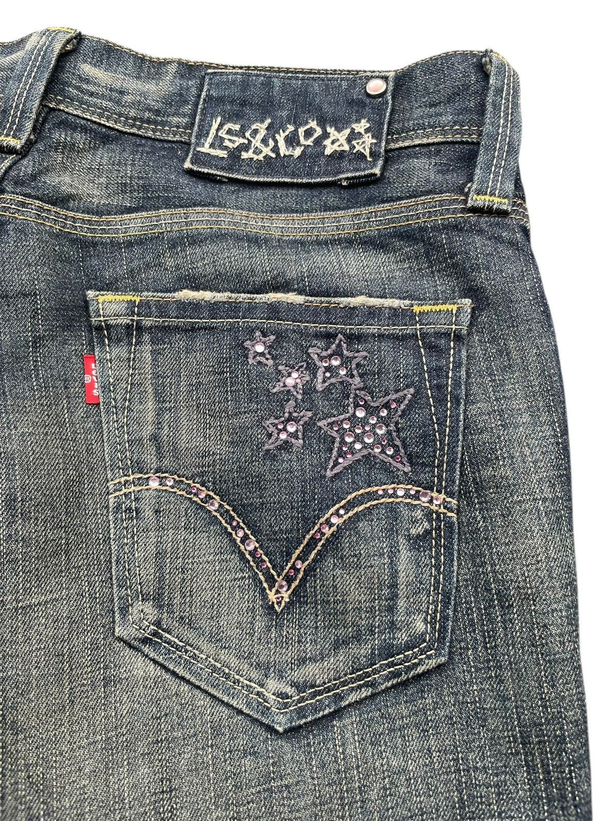 Levi's Vintage 2006 Levis 903 Lady Distresed Denim Size 31" - 8 Thumbnail
