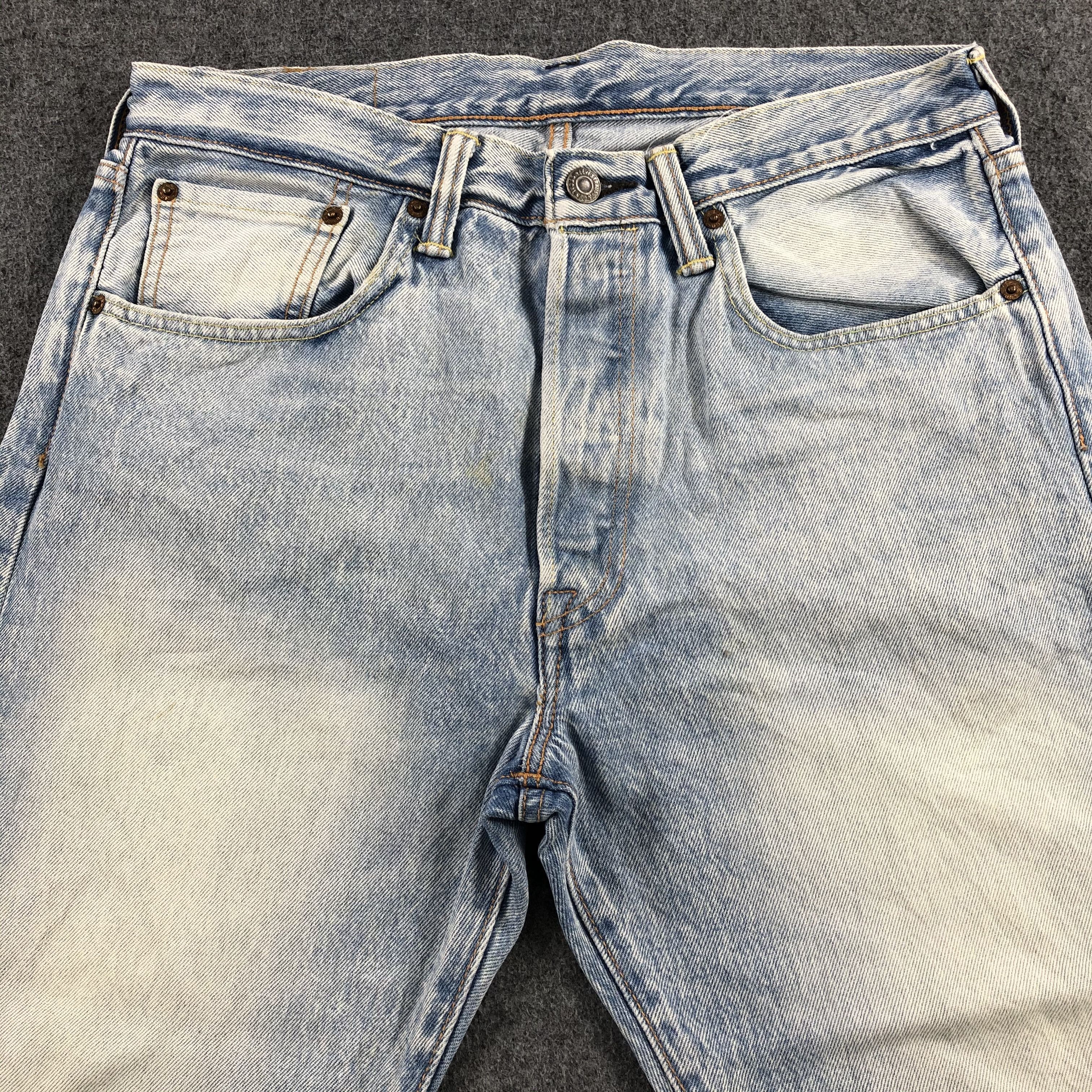 Levi's Vintage Light Wash Levis 501 Jeans-J1745 Size US 33 - 3 Thumbnail