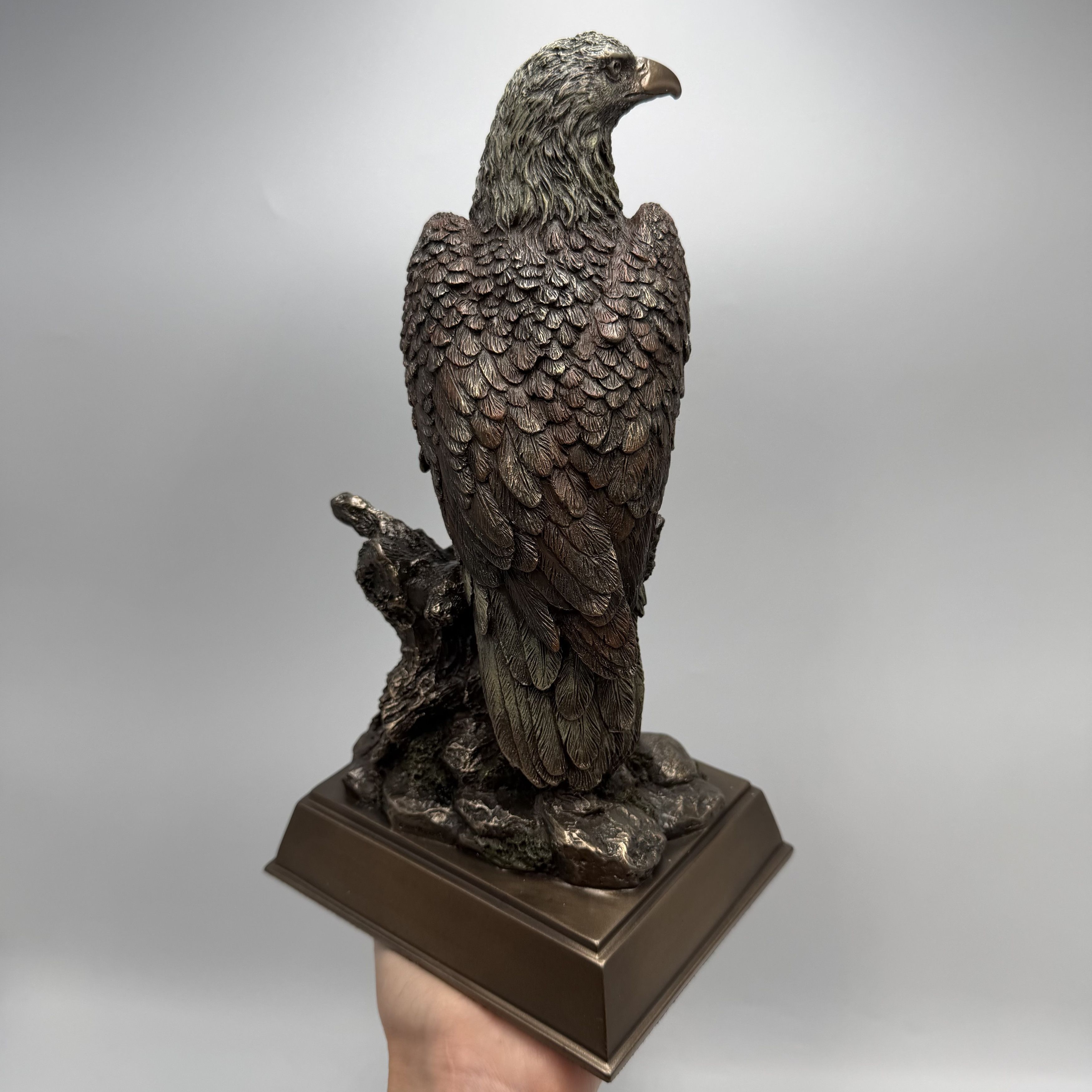 Other Eagle Statue Bronze Finish Polystone Figurine Size ONE SIZE - 1 Thumbnail