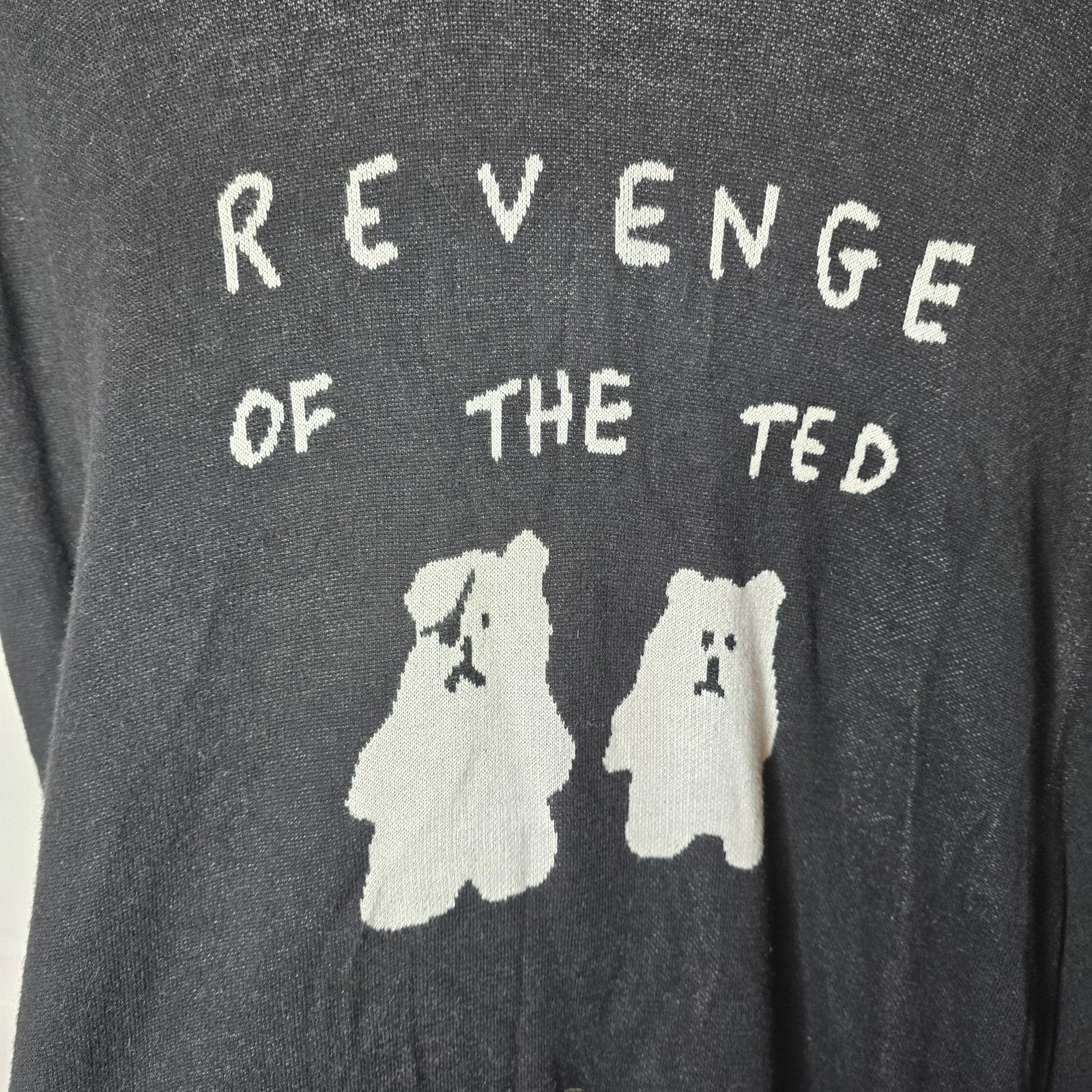 Teddy Fresh Teddy Fresh Revenge Of The Ted Black Sweater Men Size 2XL Size US XL / EU 56 / 4 - 3 Thumbnail