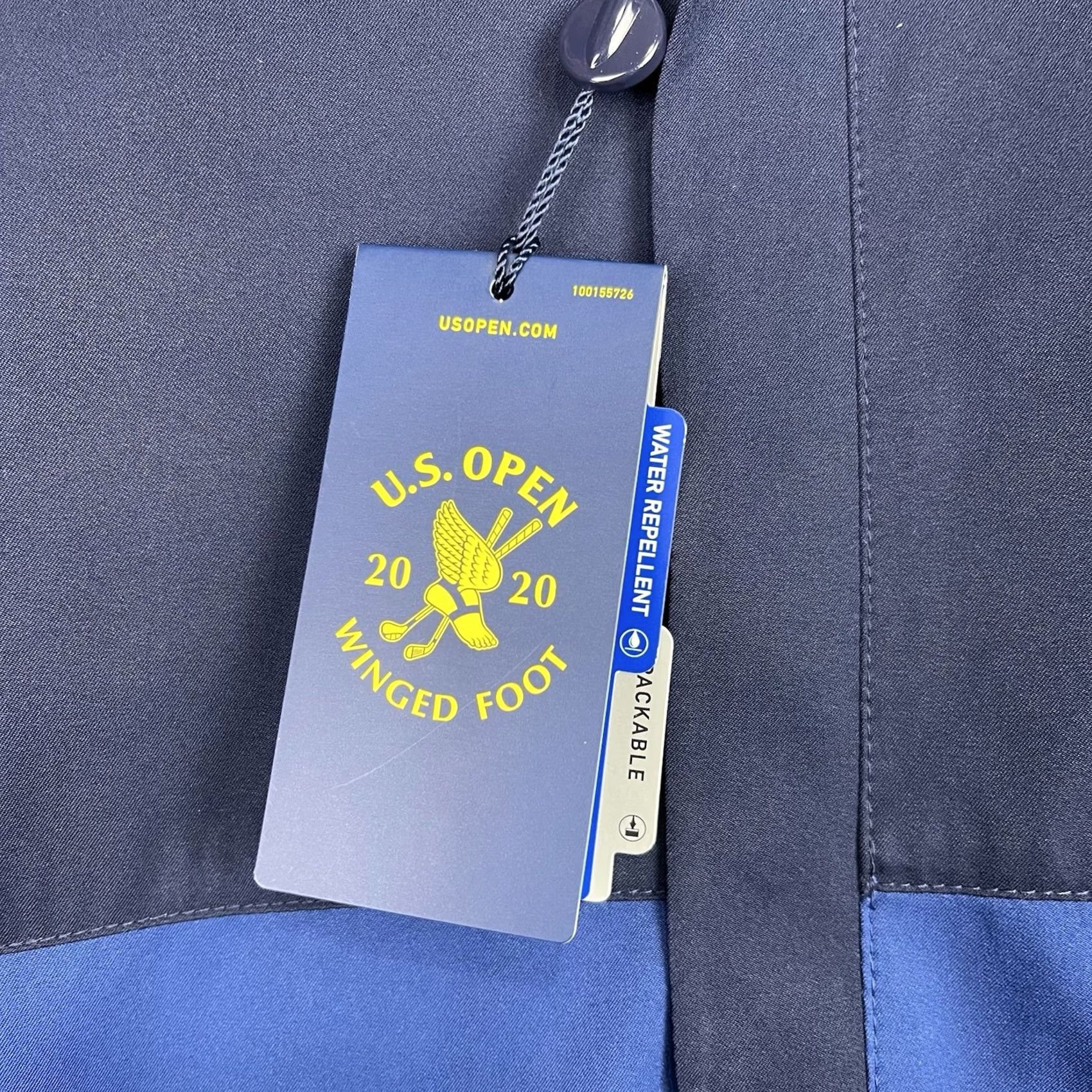 Polo Ralph Lauren Polo Ralph Lauren Jacket Mens Large Navy 2020 US Open Winged Foot Full Zip Golf Size US L / EU 52-54 / 3 - 5 Thumbnail