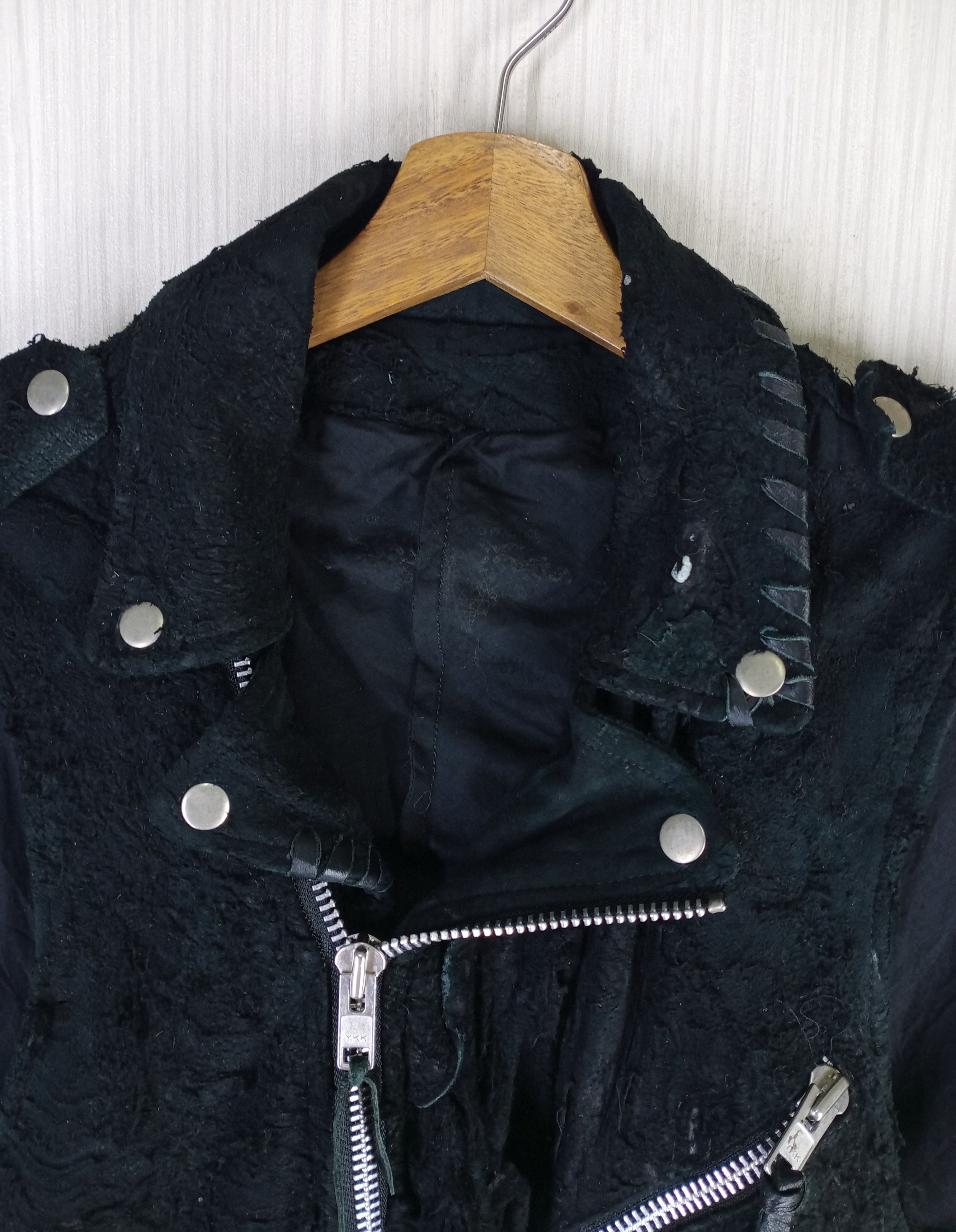 Tuesday Night Band Practice Rare Tuesday Night Band Practice Trashed Leather Jacket Size US M / EU 48-50 / 2 - 3 Thumbnail