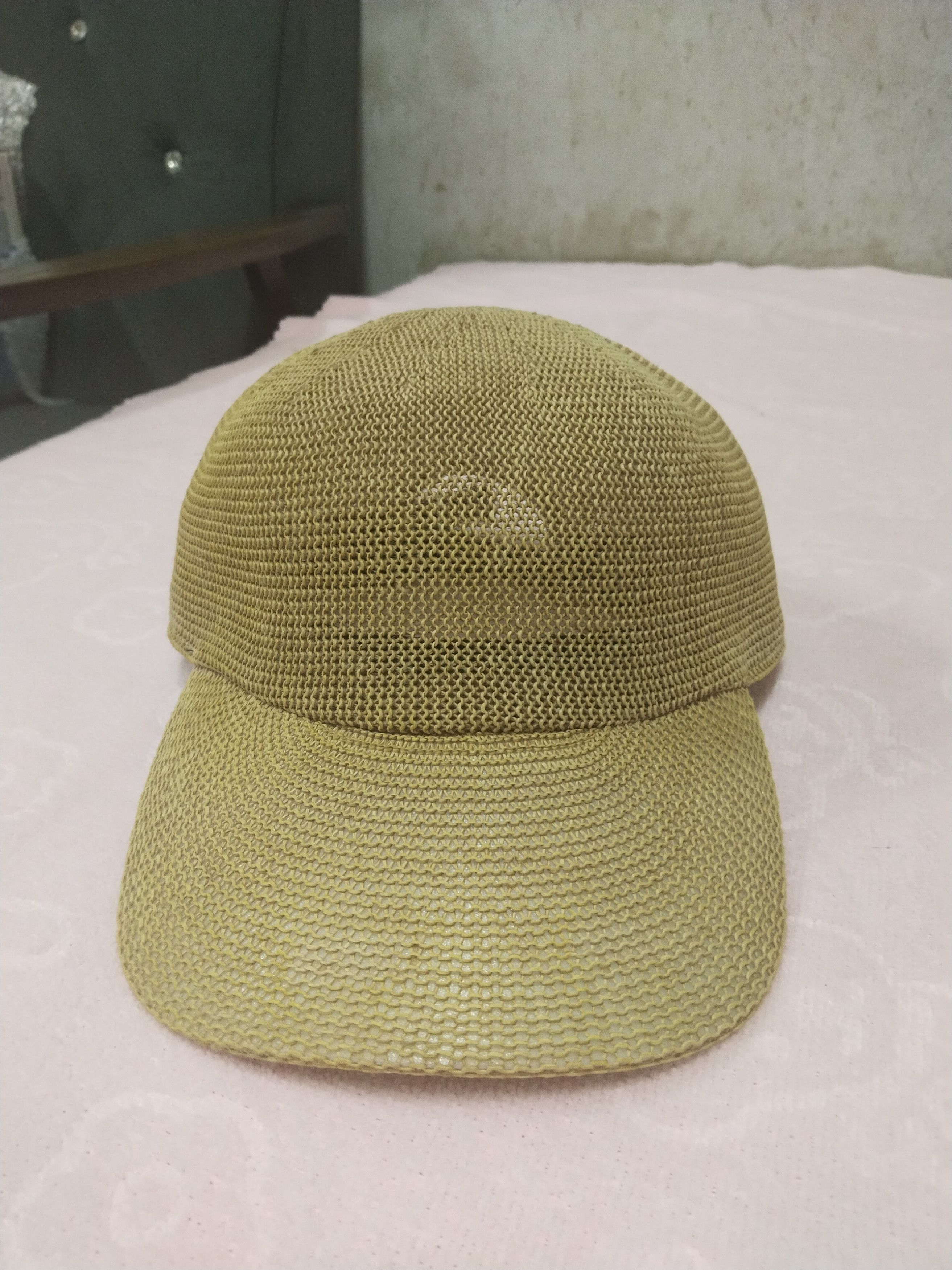Japanese Brand RARE UNISEX ADULT STRAW WOVEN BASEBALL CAP Size ONE SIZE - 1 Thumbnail