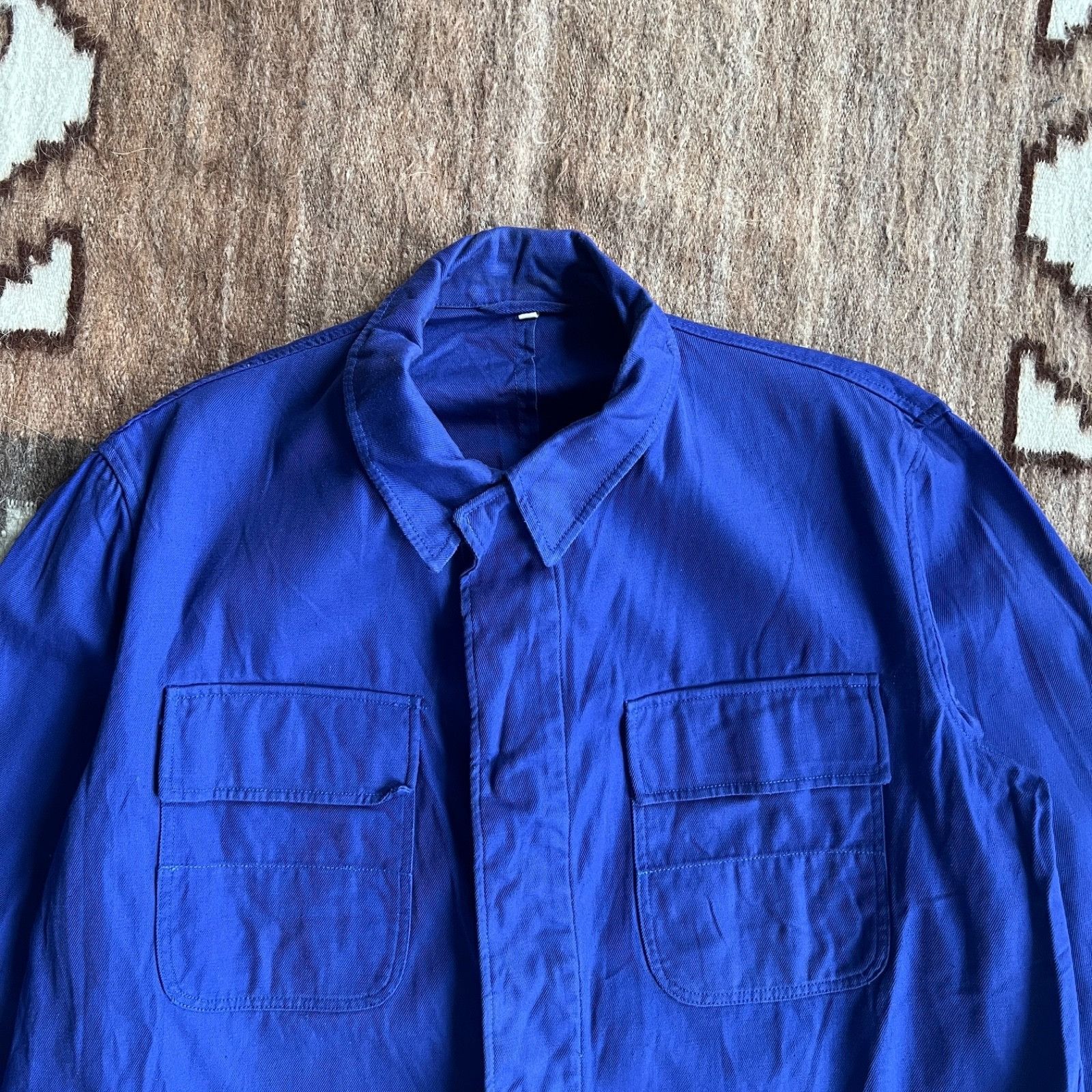 Other Vintage French Cotton Workwear Chore Utility Jacket 9751AC Size US L / EU 52-54 / 3 - 2 Thumbnail