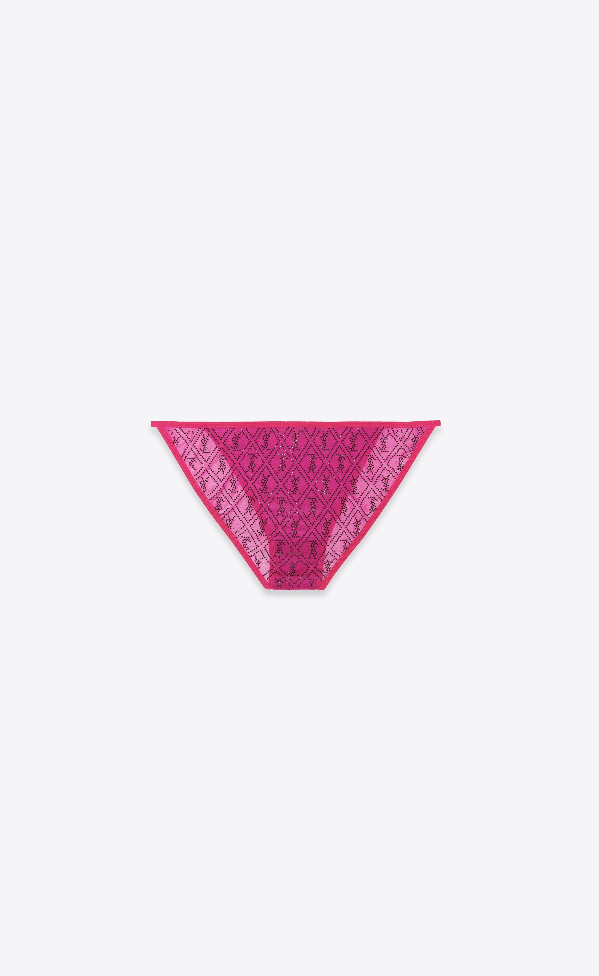 Saint Laurent Paris o1s1wg110924 Size: XL / Cassandre Panties Tulle Jersey Size ONE SIZE - 2 Thumbnail