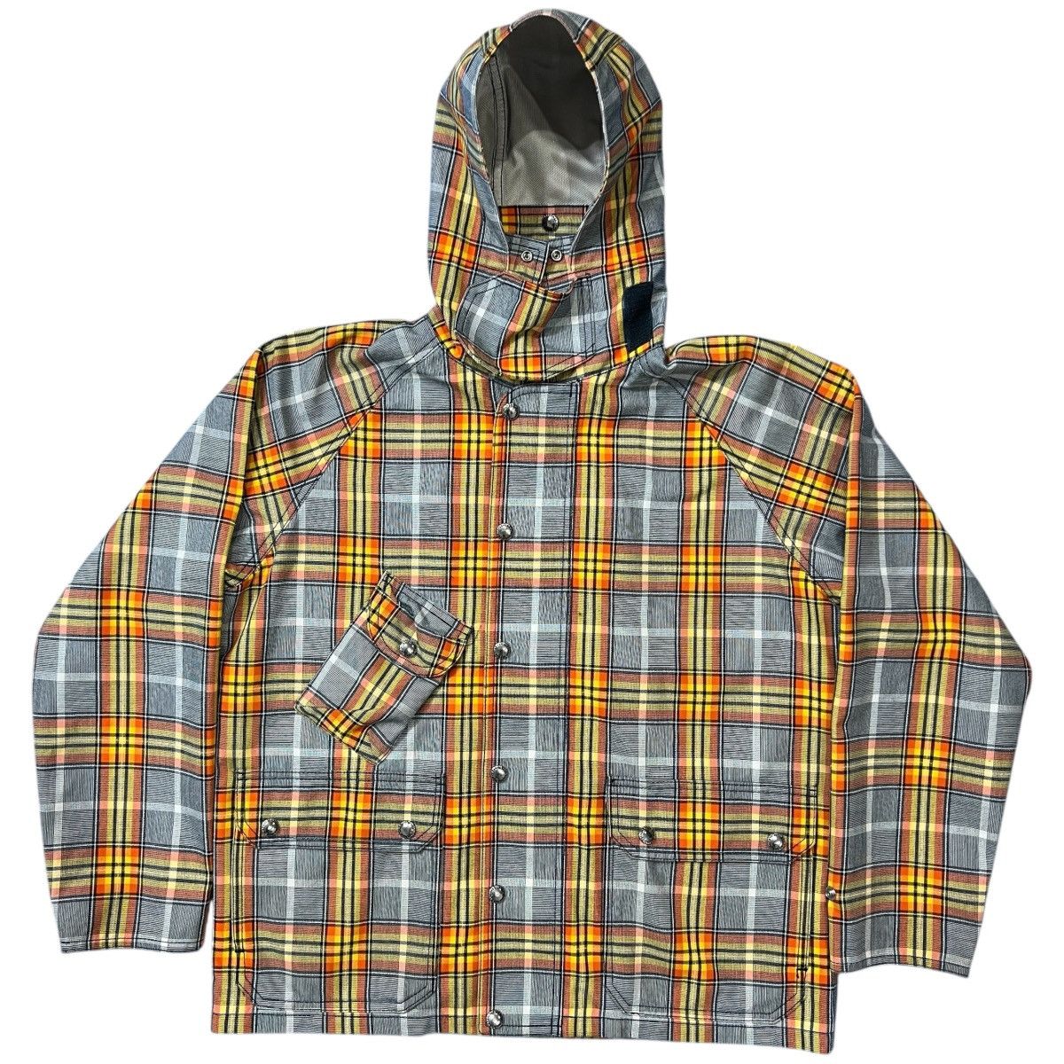 Junya Watanabe JUNYA WATANABE COMME des GARÇONS 2004 Check Balaclava Jacket Size US S / EU 44-46 / 1 - 1 Thumbnail
