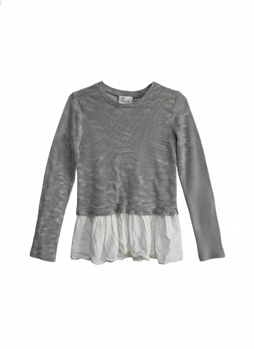 Other Seed Heritage Heritage Collection Speckled Gray Long Sleeve Knit Top XS Size US XS / EU 42 / 0 - 1 Thumbnail